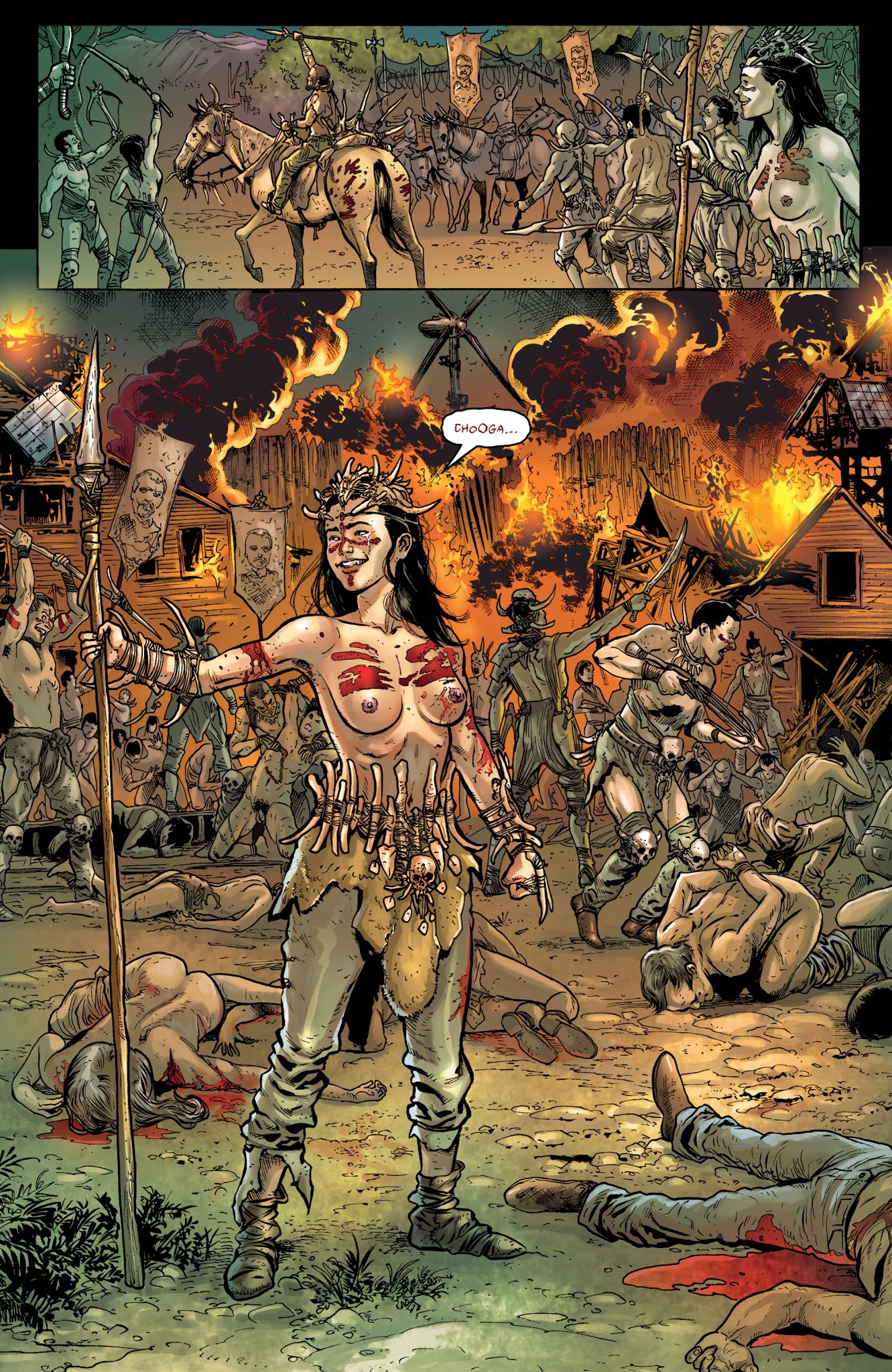 Read online Crossed Plus One Hundred: Mimic comic -  Issue #6 - 34