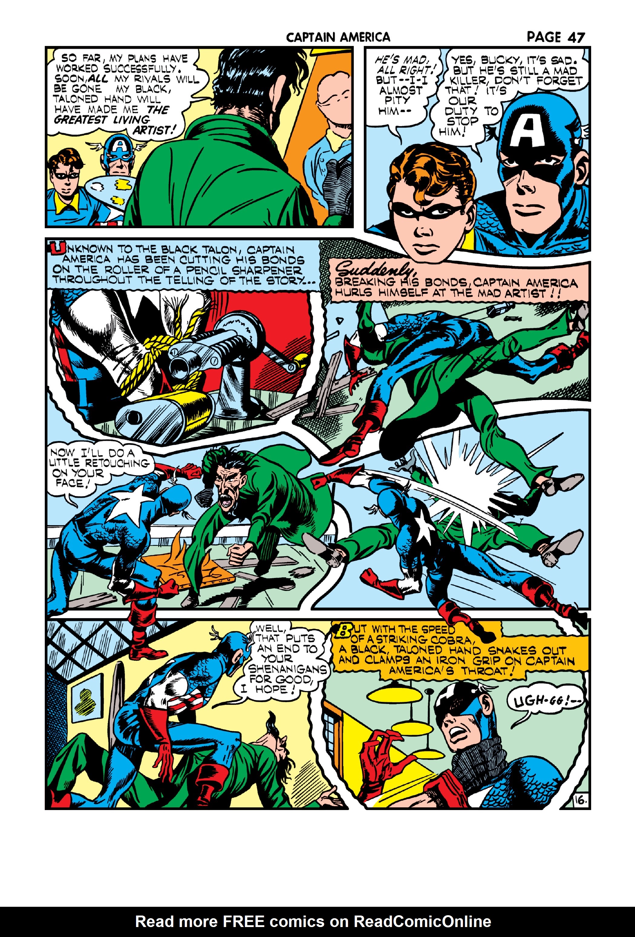 Read online Marvel Masterworks: Golden Age Captain America comic -  Issue # TPB 3 (Part 1) - 55
