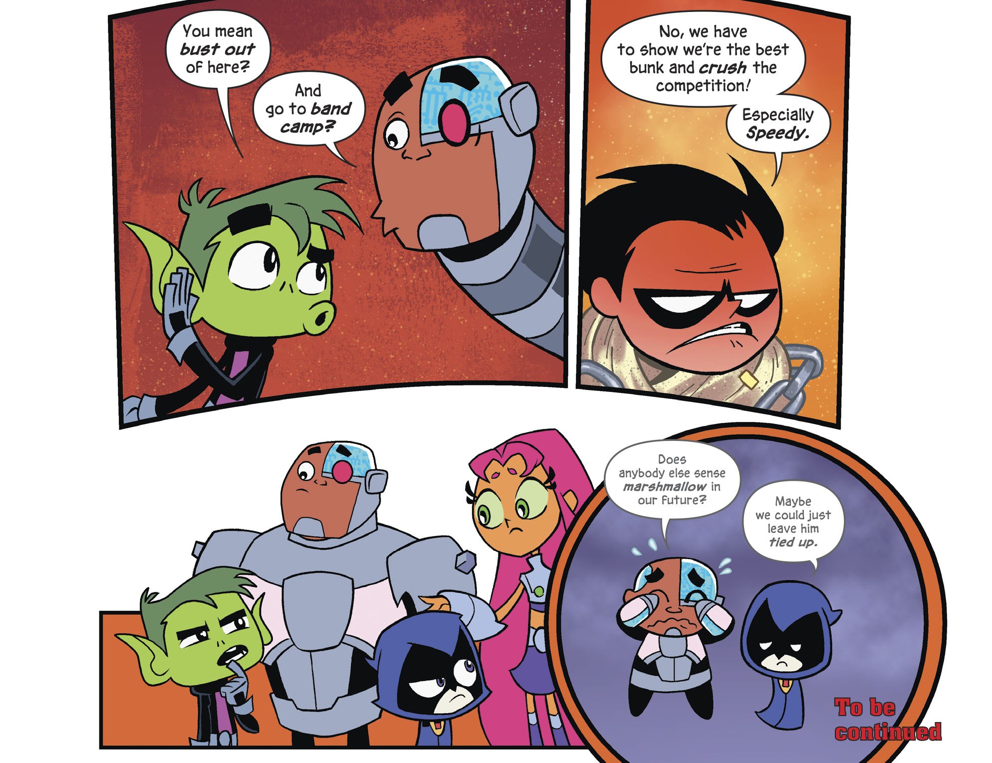 Read online Teen Titans Go! To Camp comic -  Issue #3 - 22