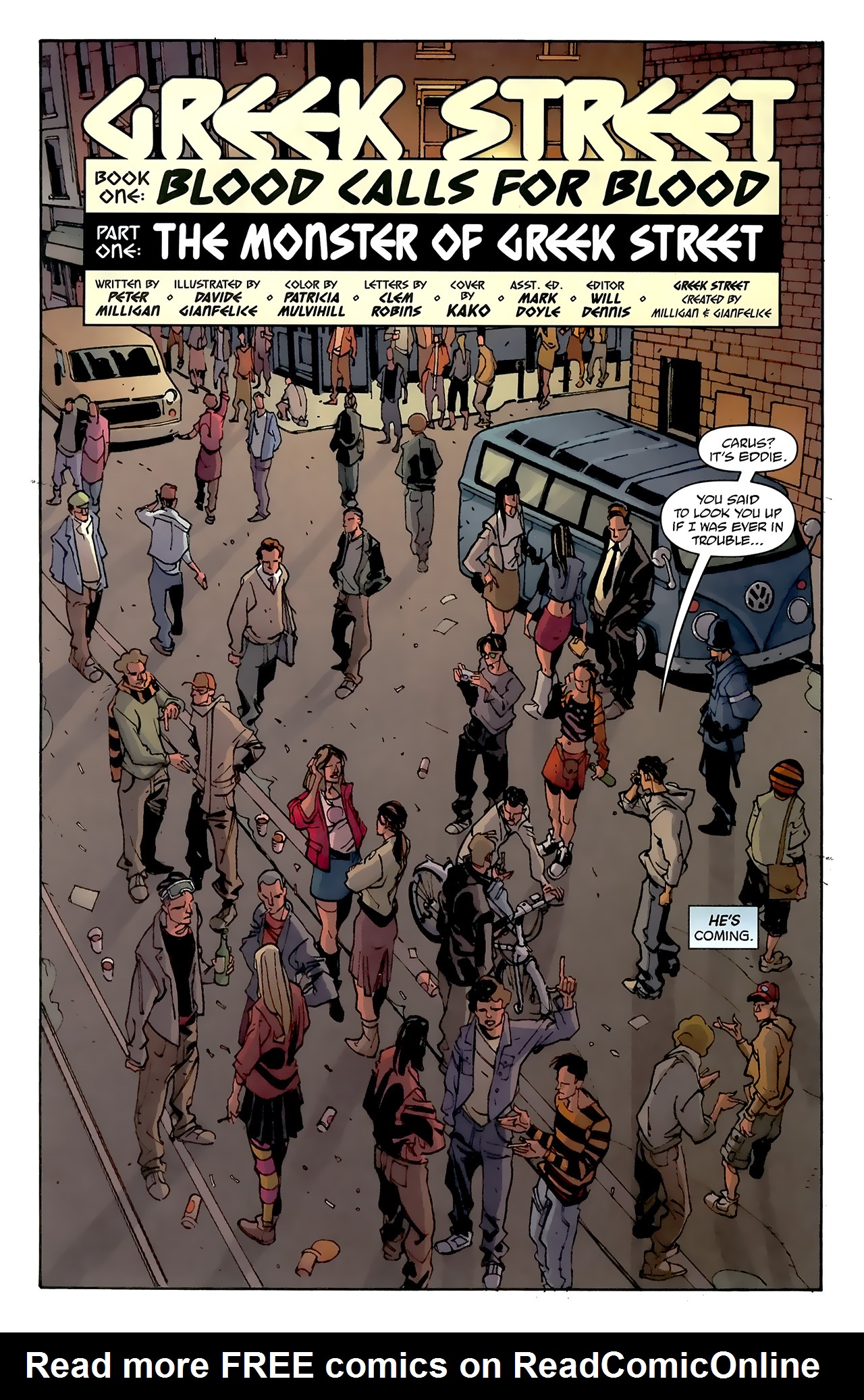 Read online Greek Street comic -  Issue #1 - 12