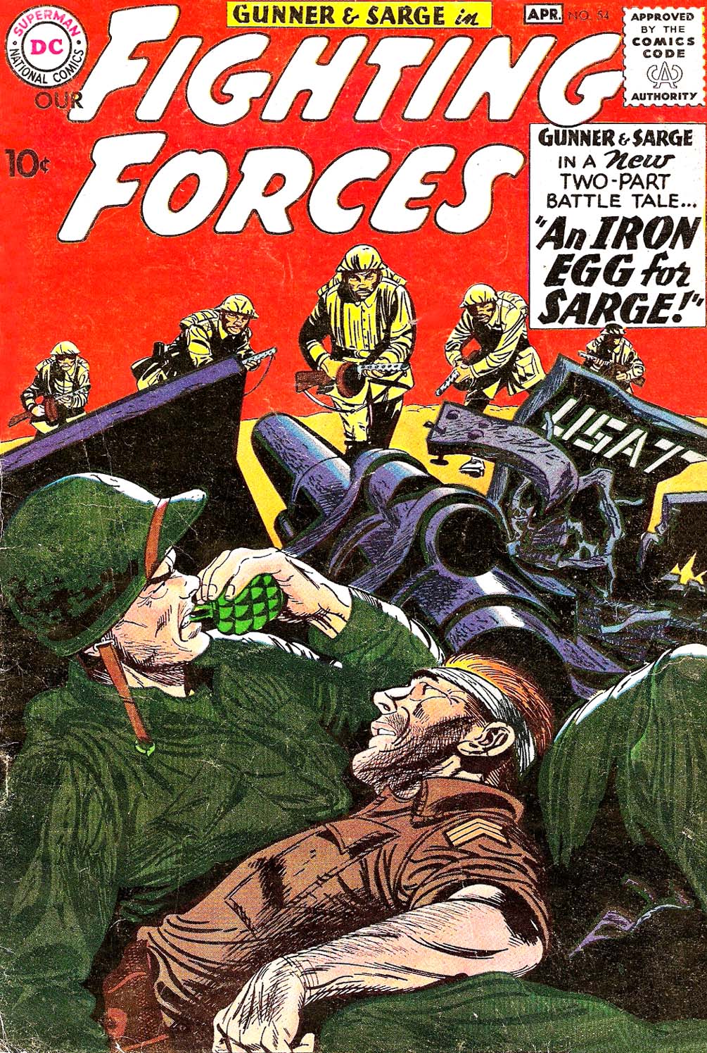 Read online Our Fighting Forces comic -  Issue #54 - 1