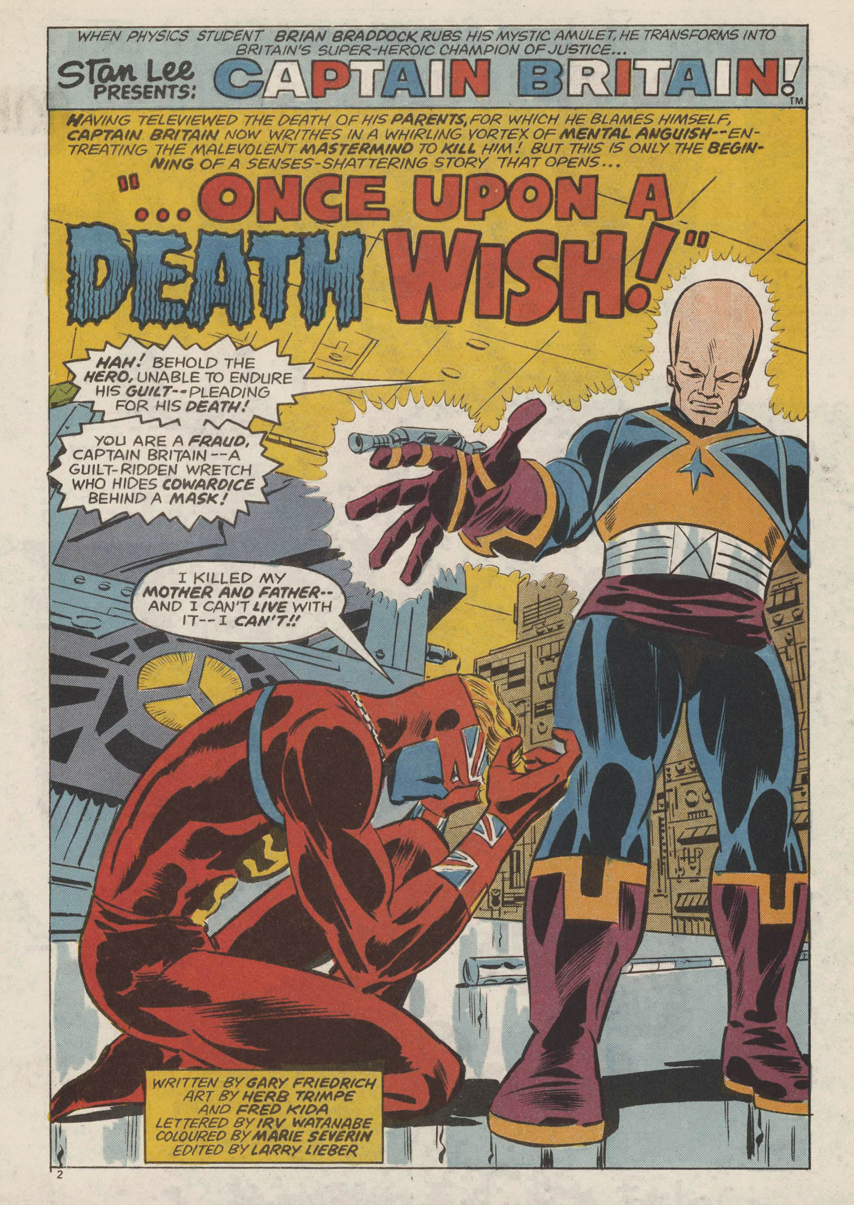 Read online Captain Britain (1976) comic -  Issue #15 - 2