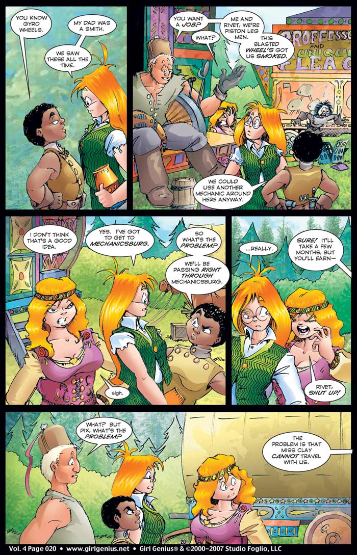 Read online Girl Genius (2002) comic -  Issue #4 - 17