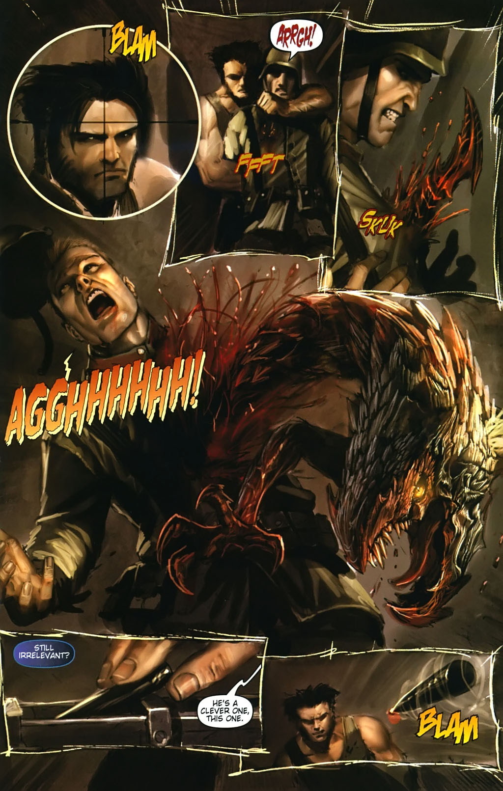 Read online The Darkness/Wolverine comic -  Issue # Full - 13