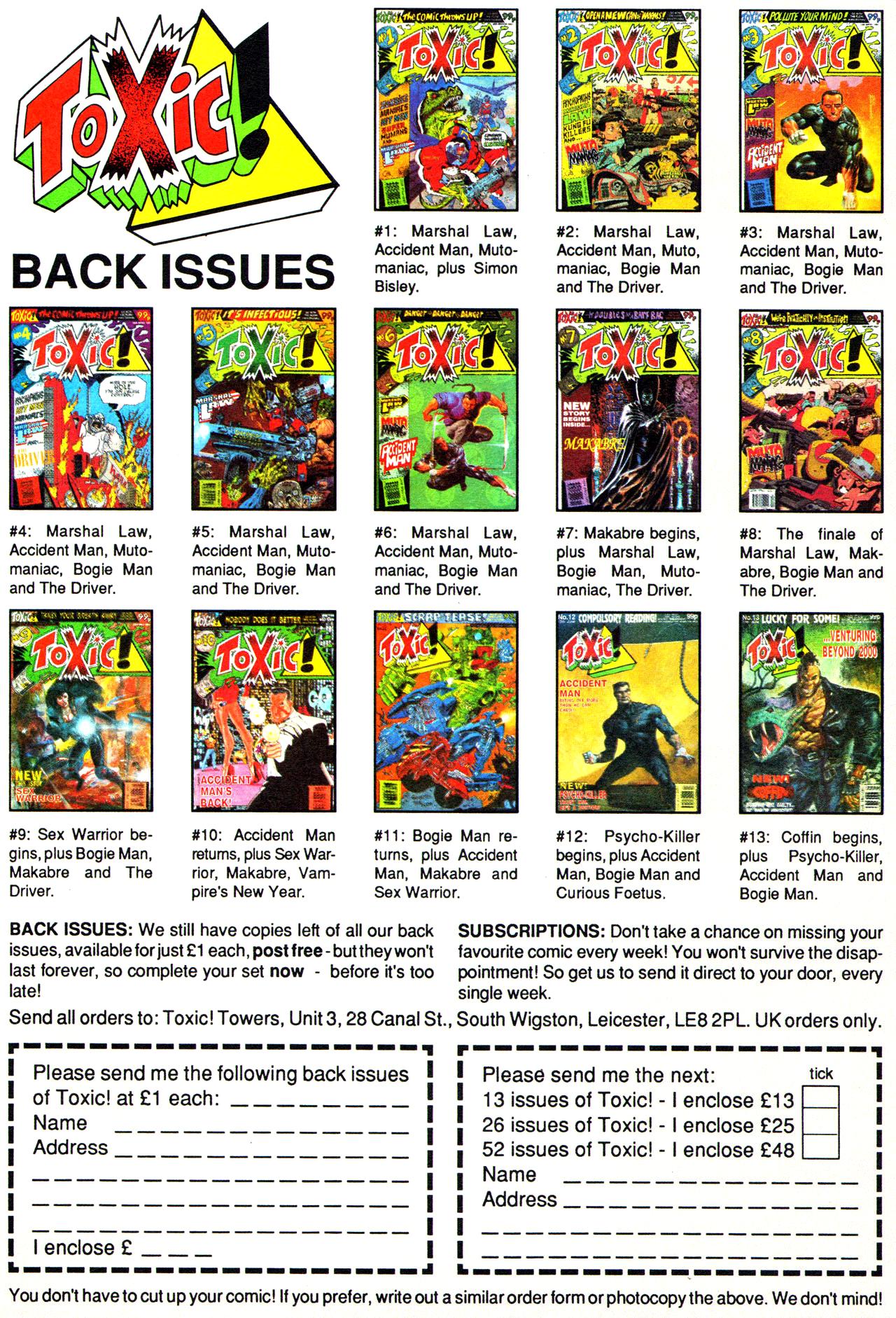 Read online Toxic! comic -  Issue #17 - 33