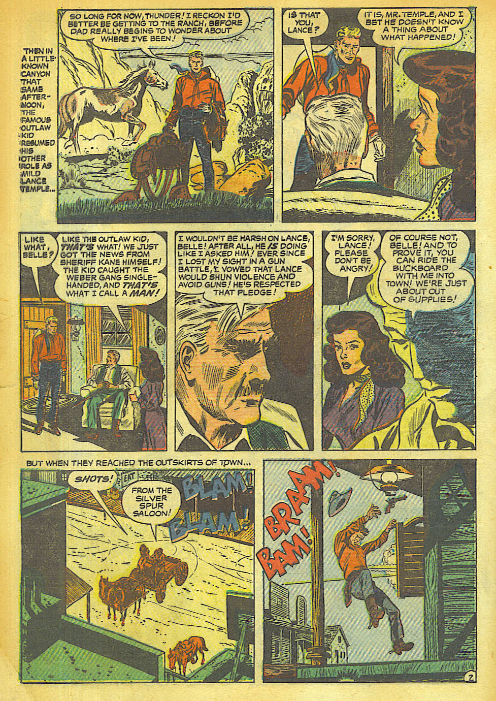 Read online The Outlaw Kid (1954) comic -  Issue #2 - 4