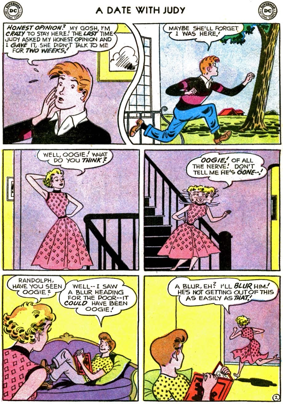 Read online A Date with Judy comic -  Issue #56 - 28