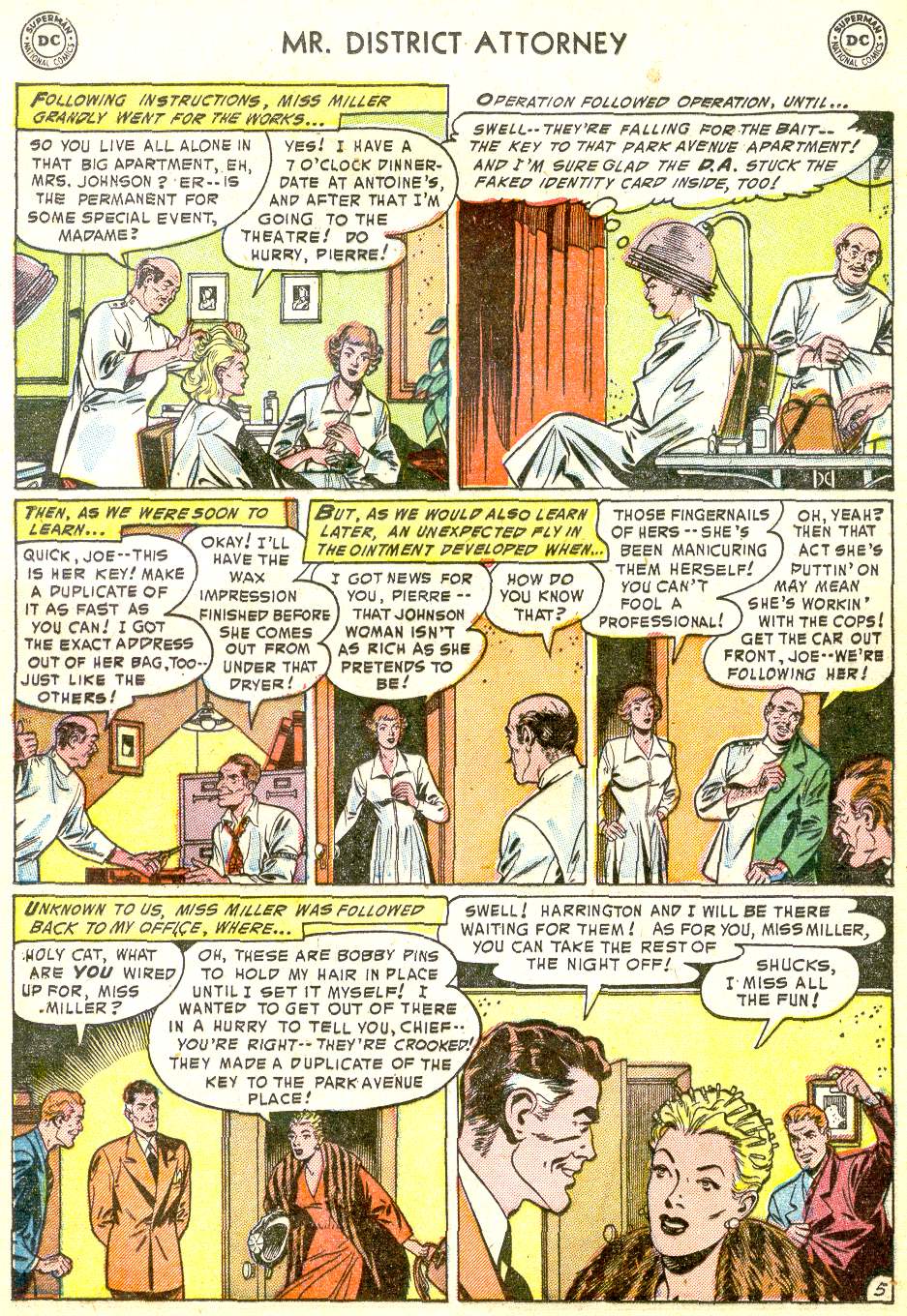 Read online Mr. District Attorney comic -  Issue #39 - 17