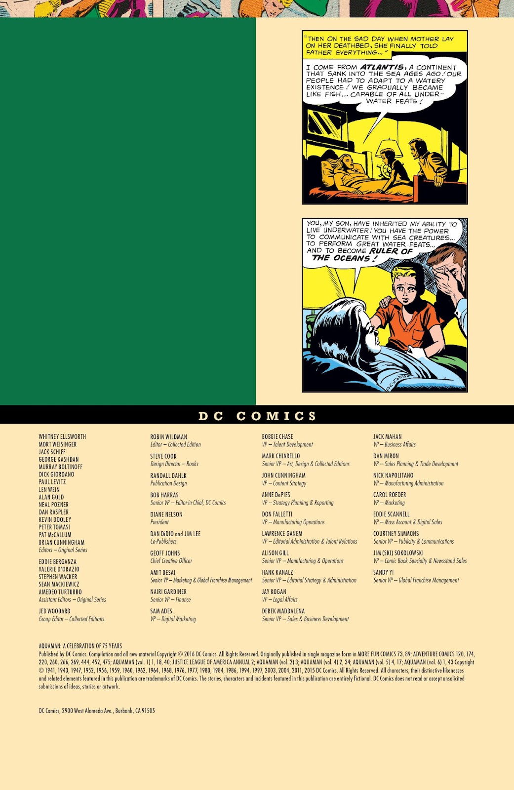 Aquaman: A Celebration of 75 Years issue TPB (Part 1) - Page 4