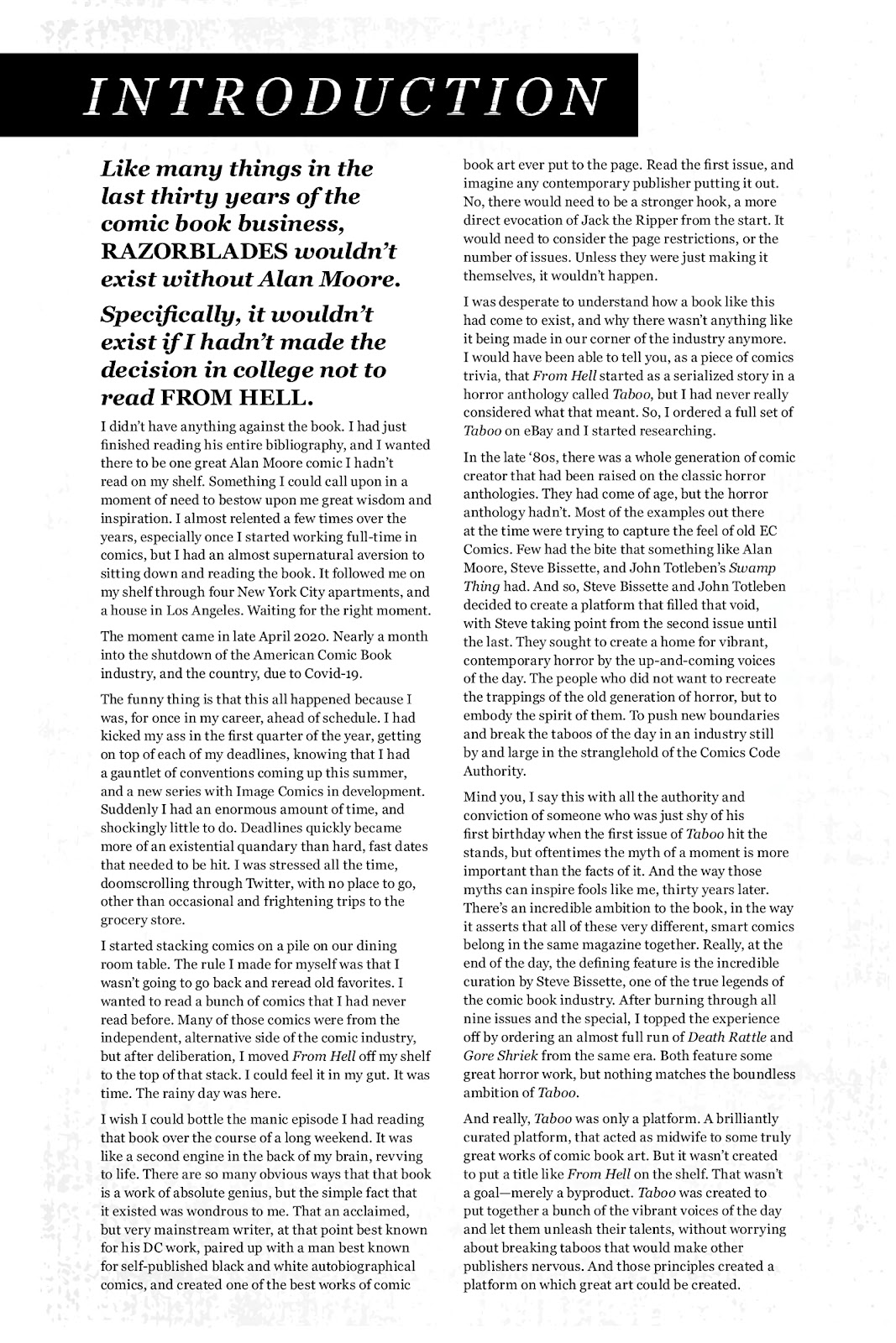 Razorblades: The Horror Magazine issue Year One Omnibus (Part 1) - Page 6