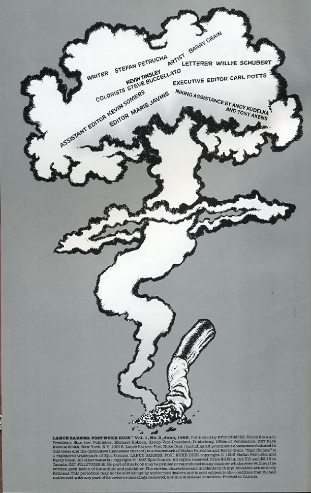 Read online Lance Barnes: Post Nuke Dick comic -  Issue #3 - 2