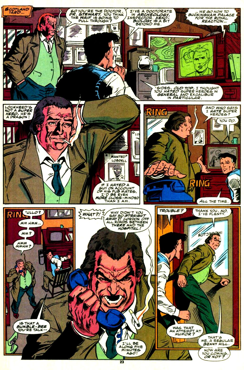 Read online Excalibur (1988) comic -  Issue #40 - 17