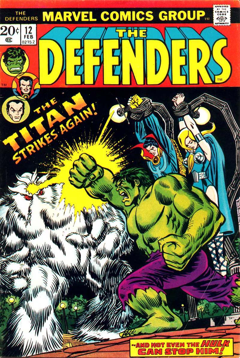 Read online The Defenders (1972) comic -  Issue #12 - 1