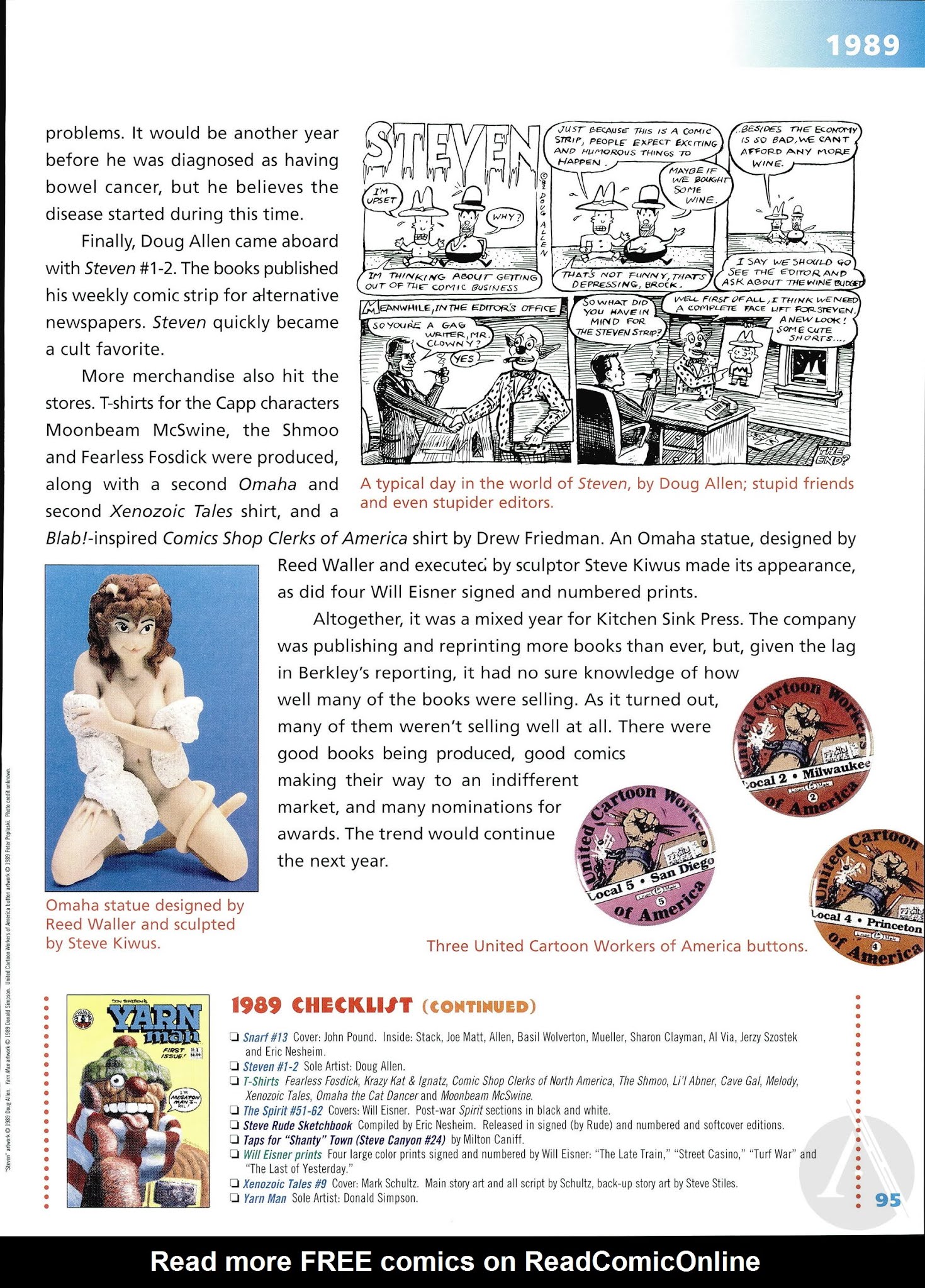 Read online Kitchen Sink Press: The First 25 Years comic -  Issue # TPB - 97