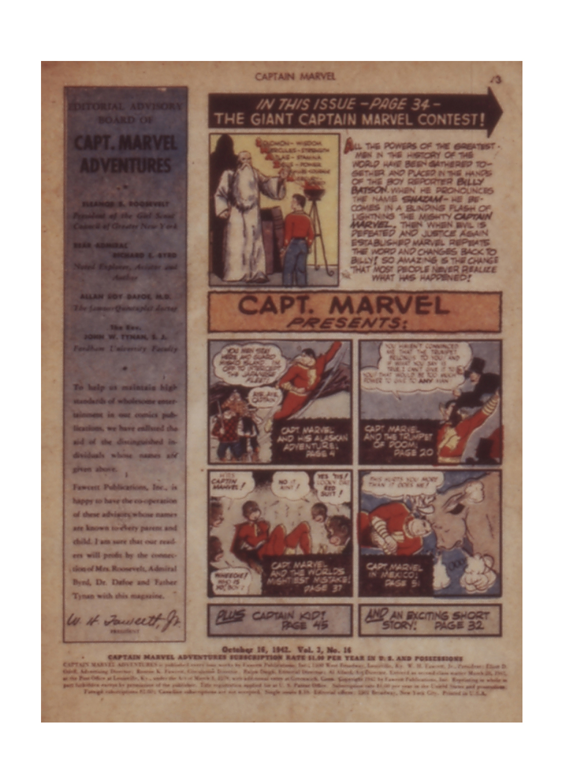Read online Captain Marvel Adventures comic -  Issue #16 - 3