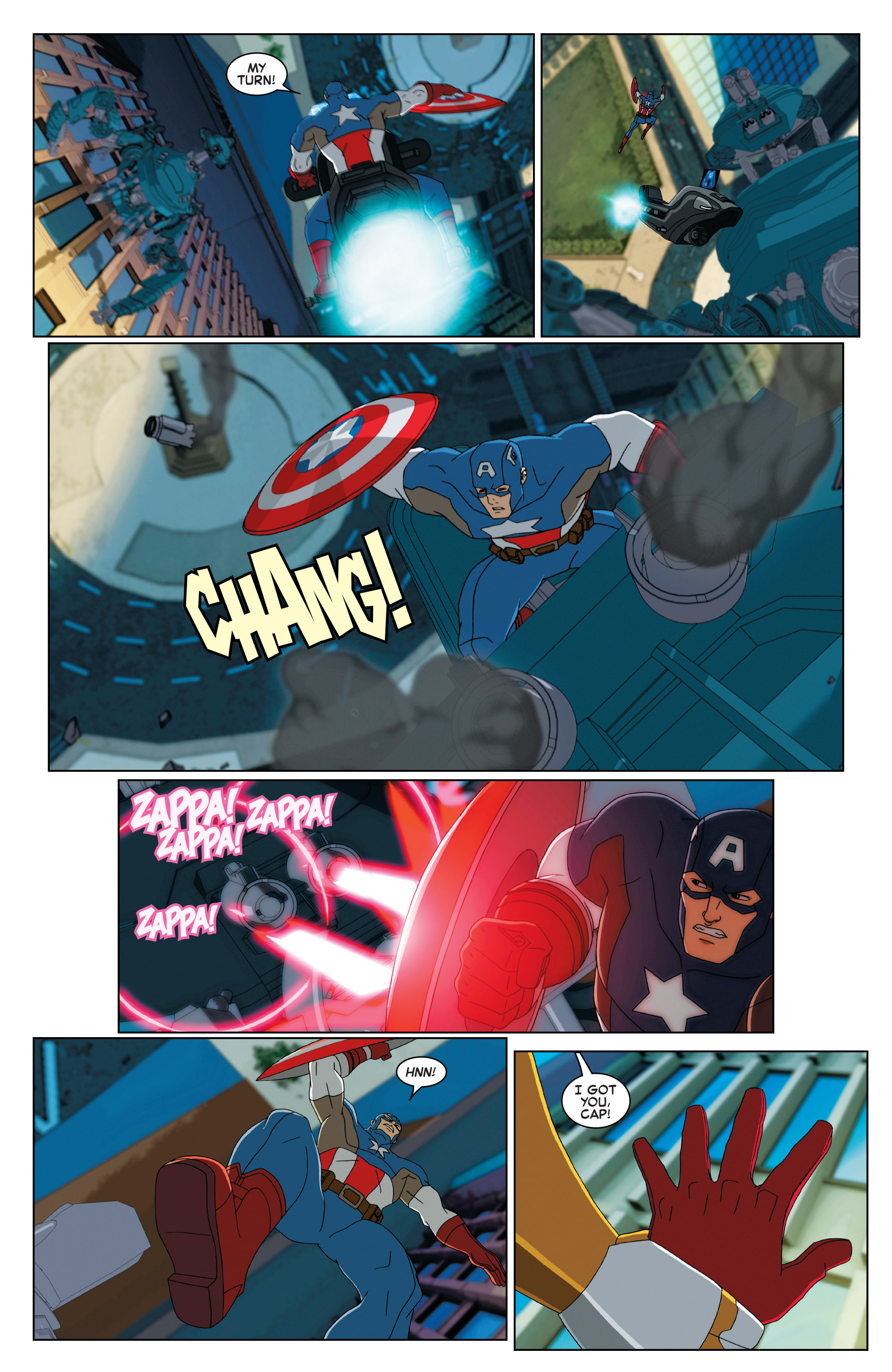 Read online Marvel Universe Avengers Assemble: Civil War comic -  Issue #1 - 4