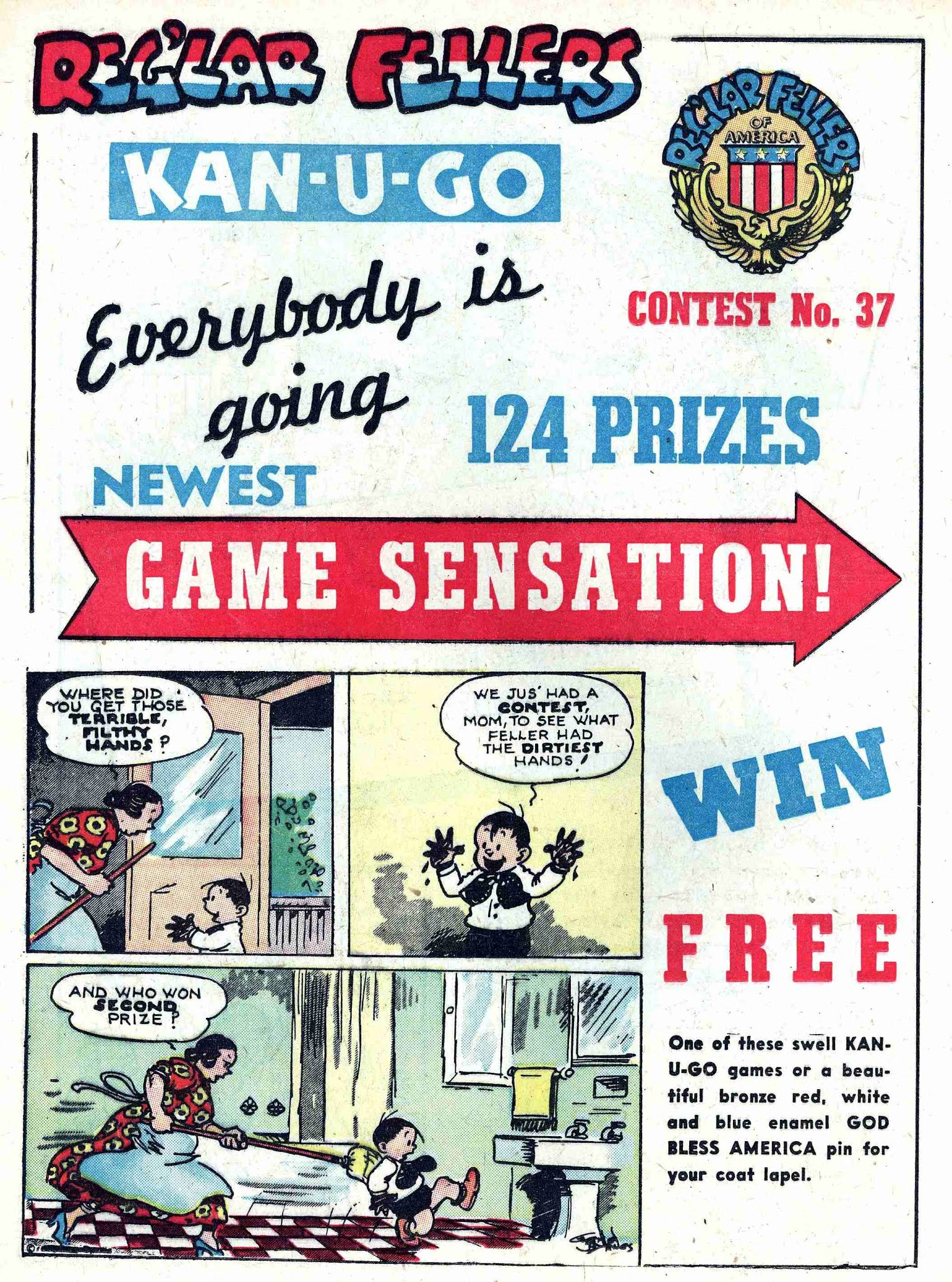 Read online Reg'lar Fellers Heroic Comics comic -  Issue #8 - 38