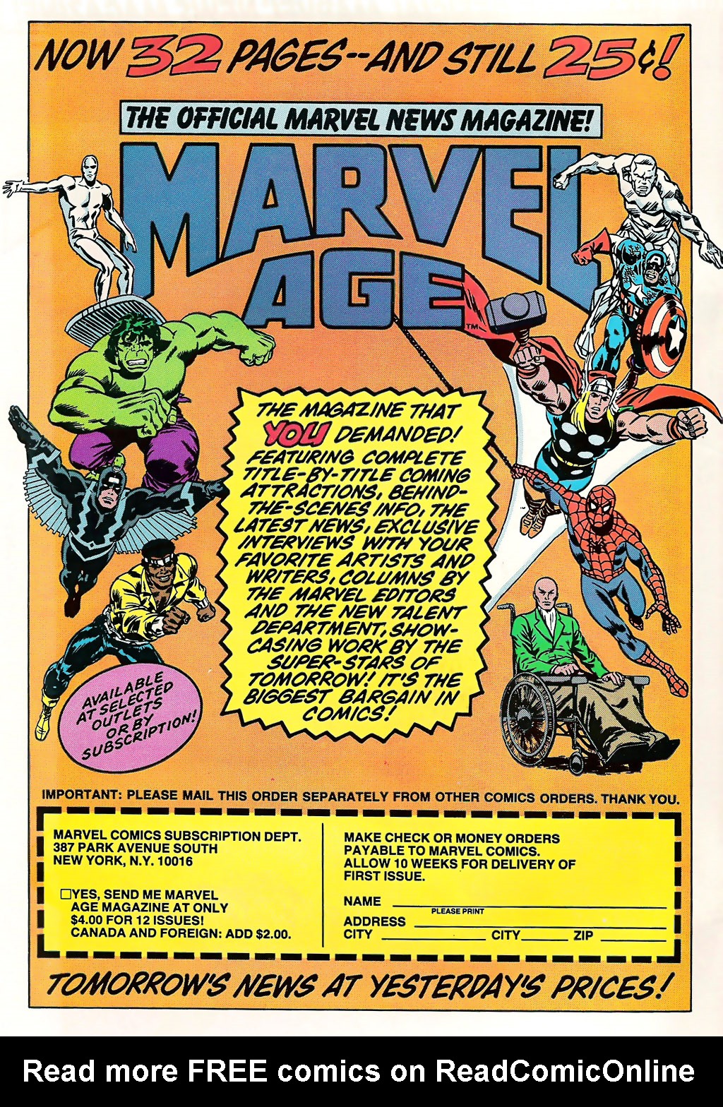 Marvel Age issue 13 - Page 2