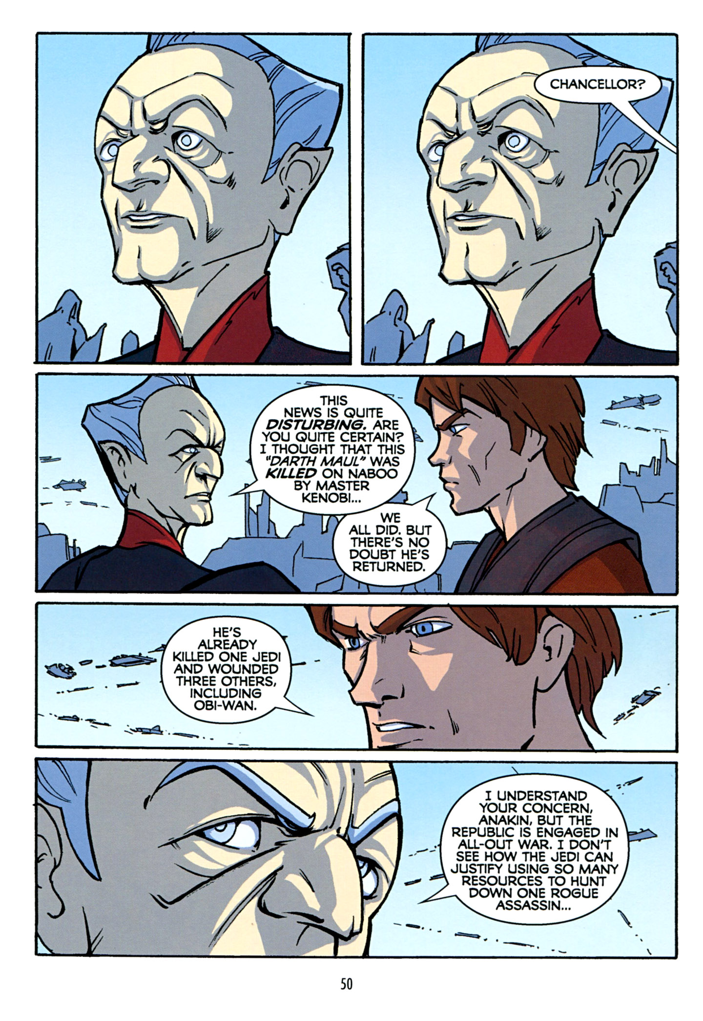 Read online Star Wars: The Clone Wars - The Sith Hunters comic -  Issue # Full - 51