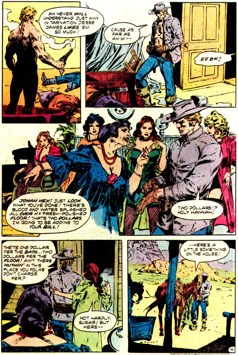 Read online Jonah Hex (1977) comic -  Issue #54 - 5