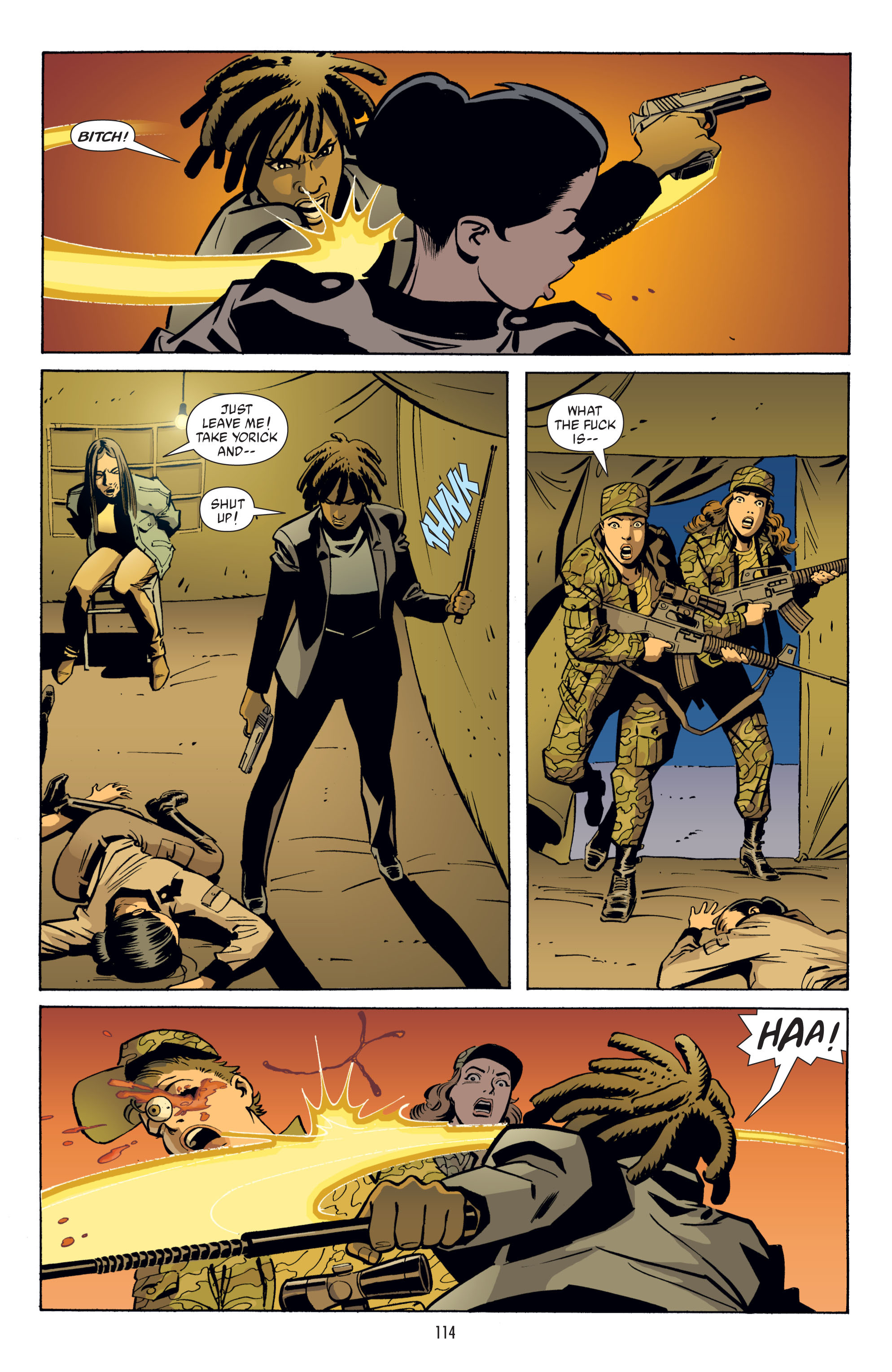 Read online Y: The Last Man (2002) comic -  Issue # _TPB 4 - 114