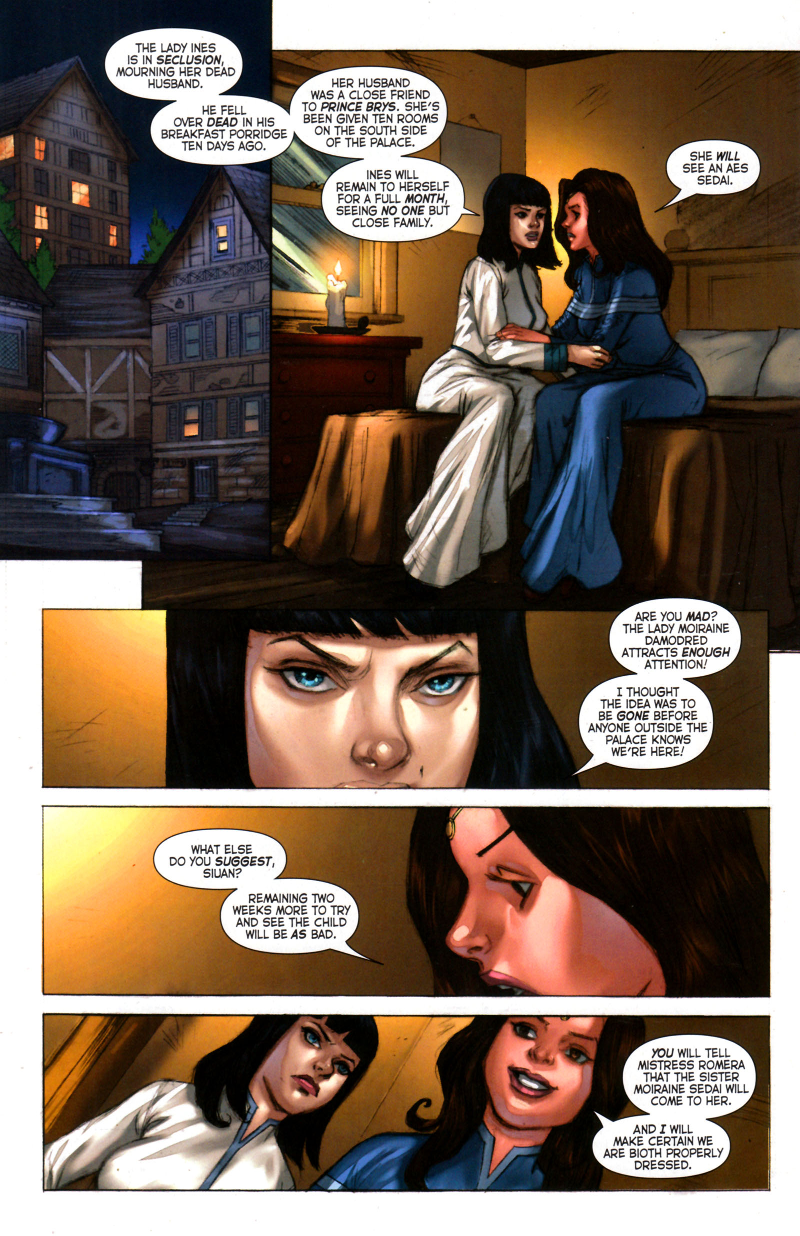 Read online Robert Jordan's The Wheel of Time: New Spring comic -  Issue #8 - 8