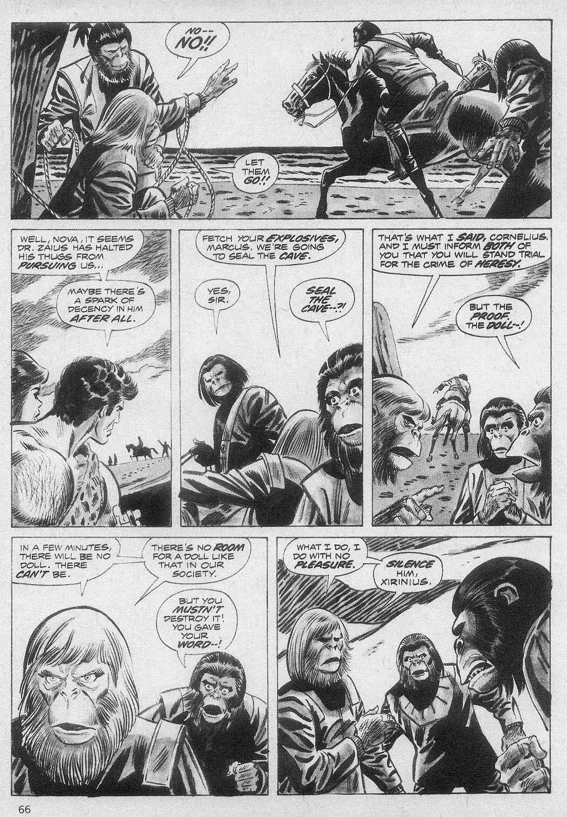 Read online Planet of the Apes comic -  Issue #6 - 61