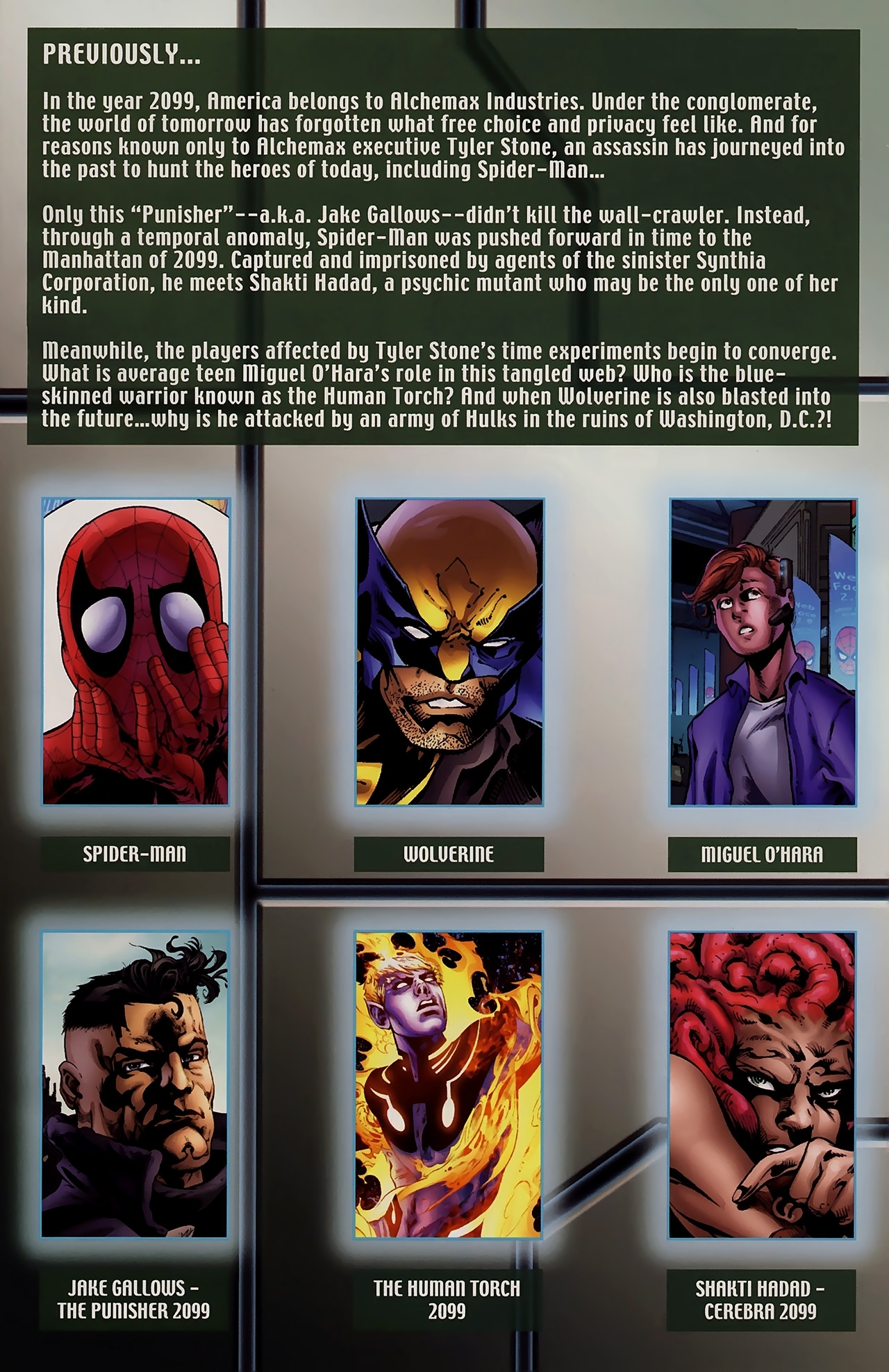 Read online Timestorm 2009/2099 comic -  Issue #2 - 2