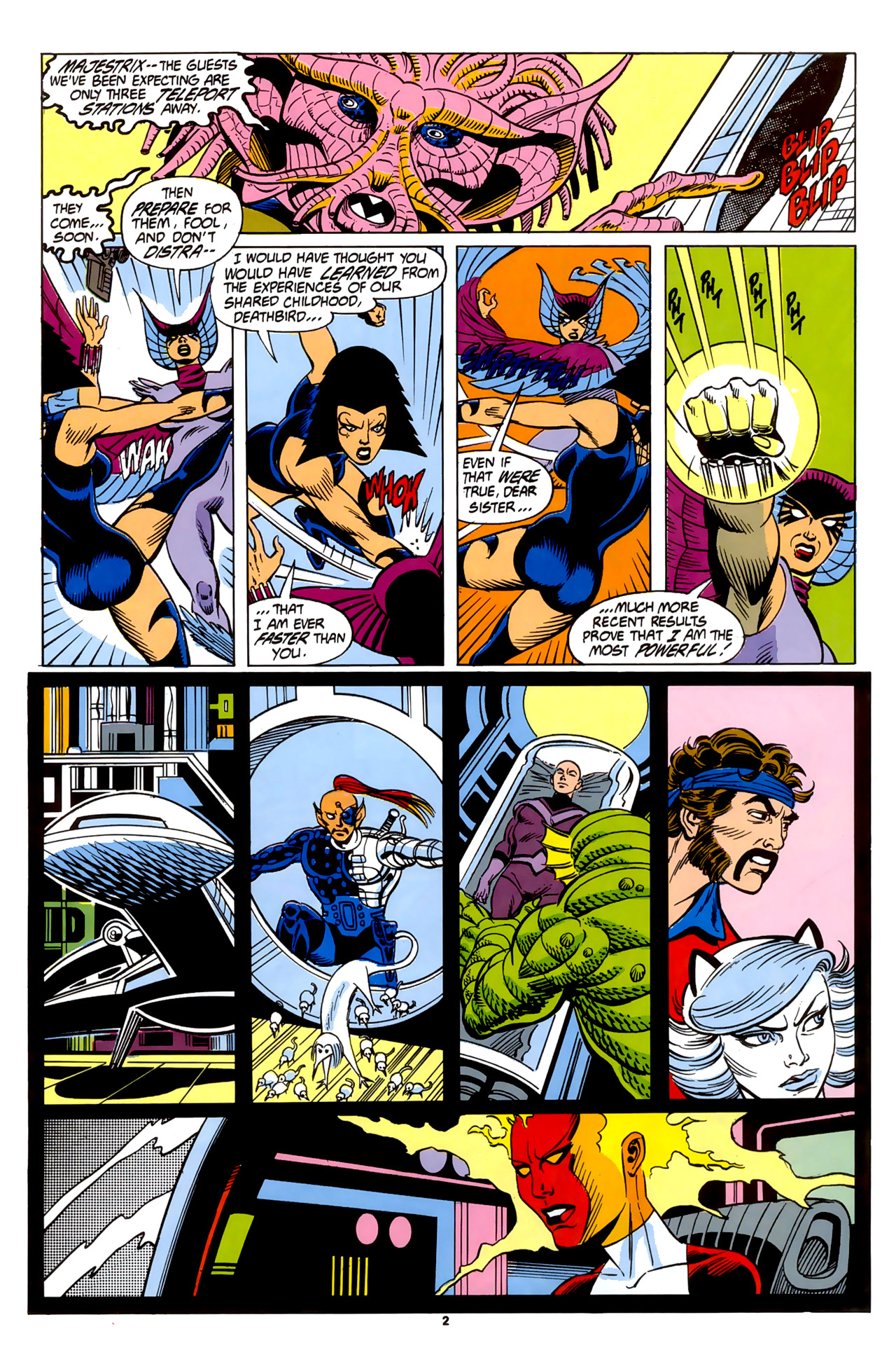 Read online X-Men Spotlight On...Starjammers comic -  Issue #2 - 4