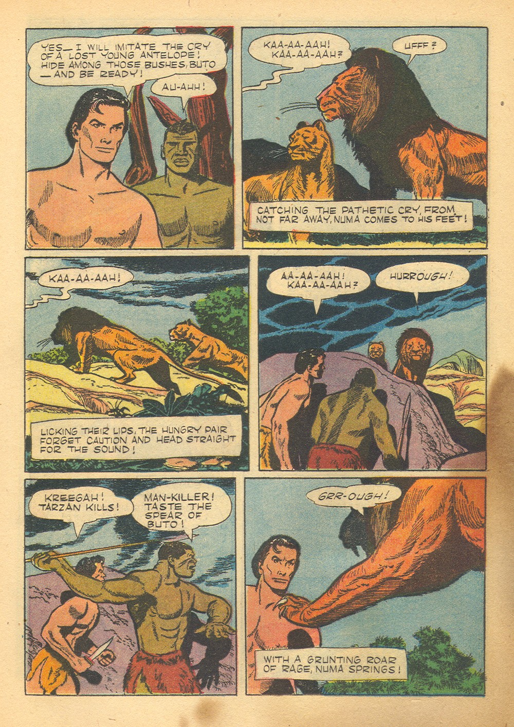 Read online Tarzan (1948) comic -  Issue #54 - 8