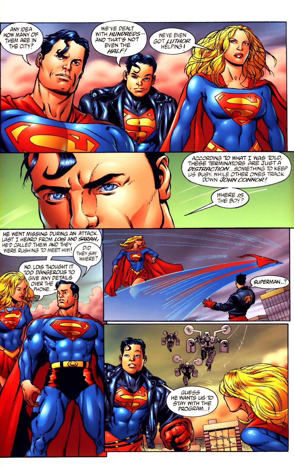 Superman vs. The Terminator: Death to the Future Issue #4 #4 - English 9
