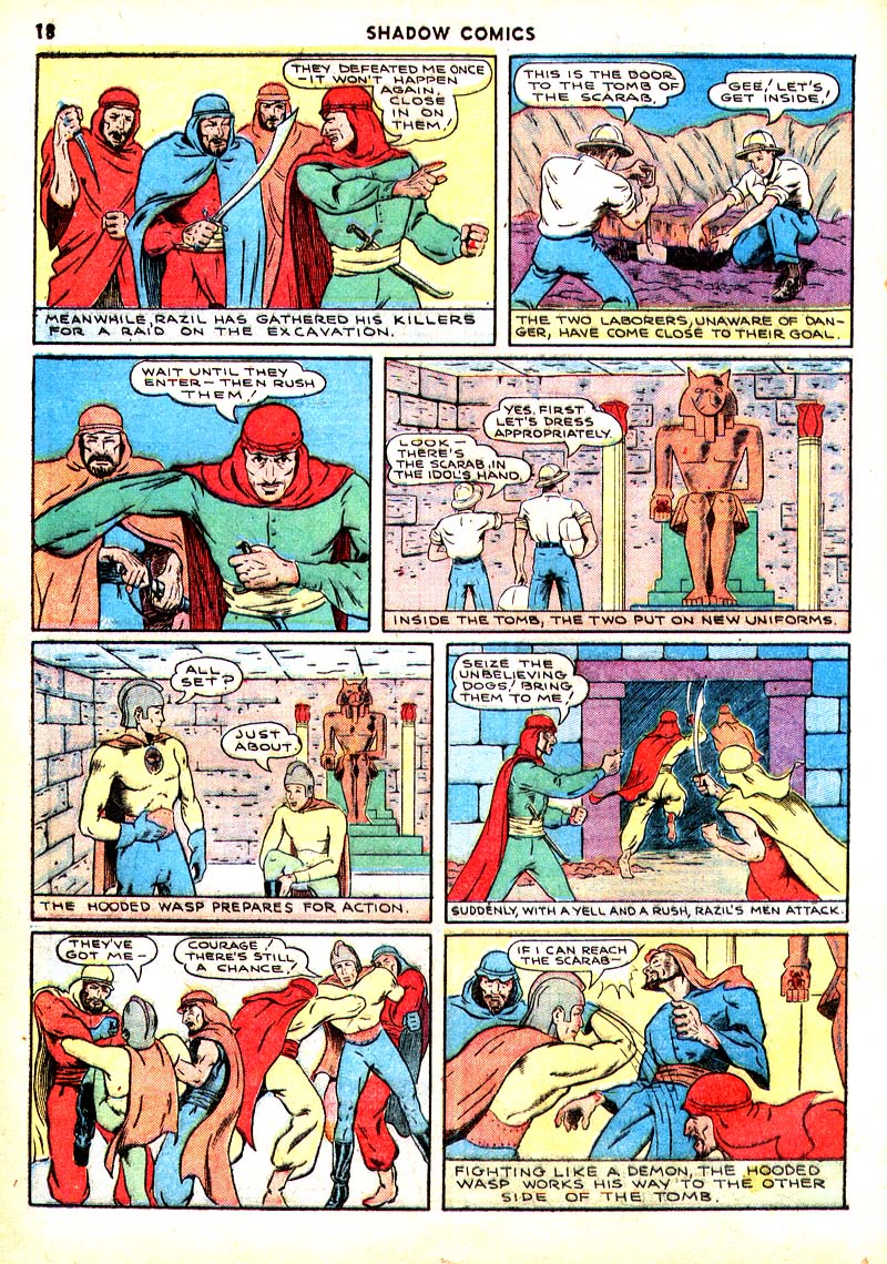 Read online Shadow Comics comic -  Issue #7 - 19