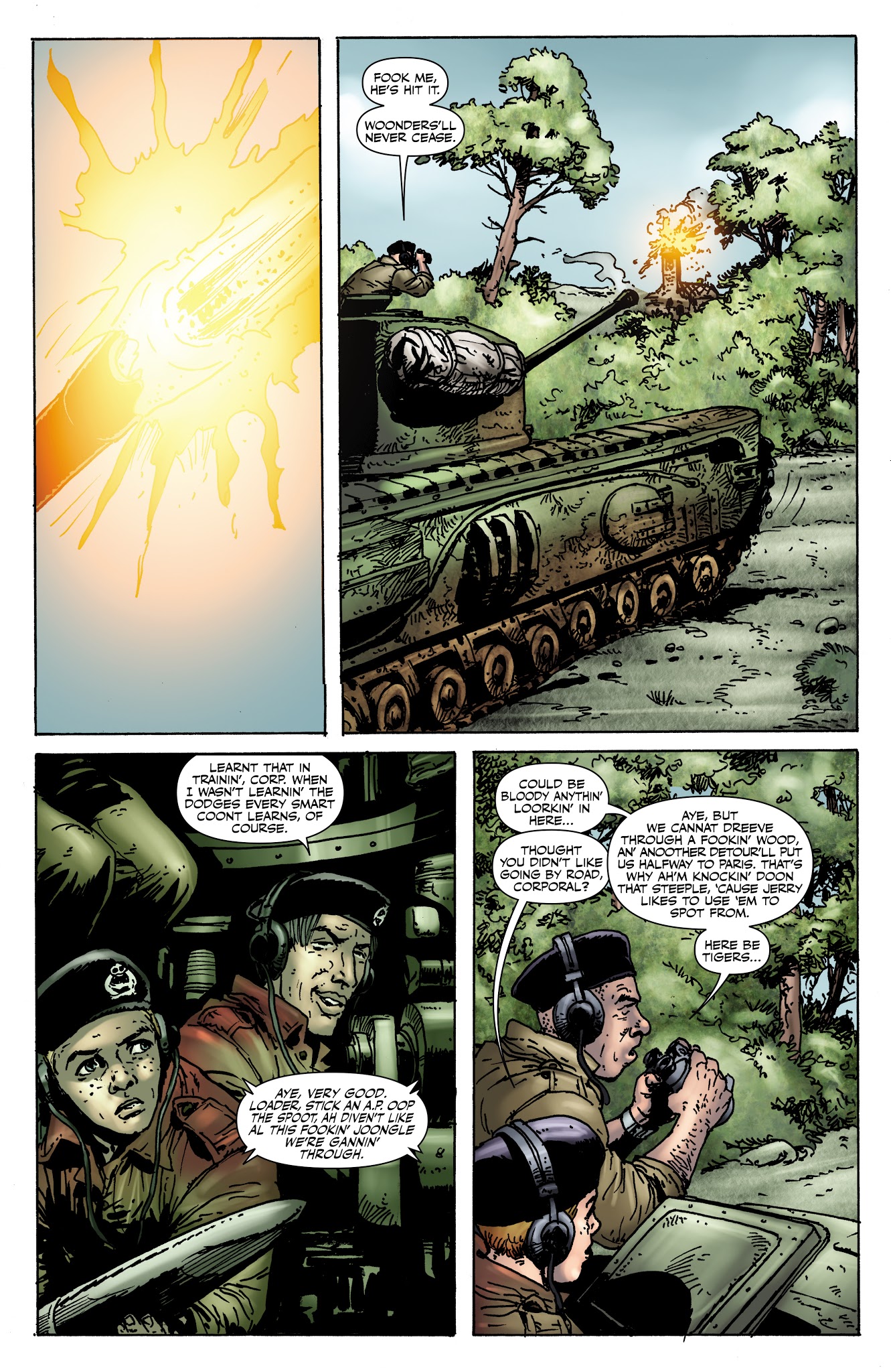Read online Battlefields: The Tankies comic -  Issue # TPB - 57