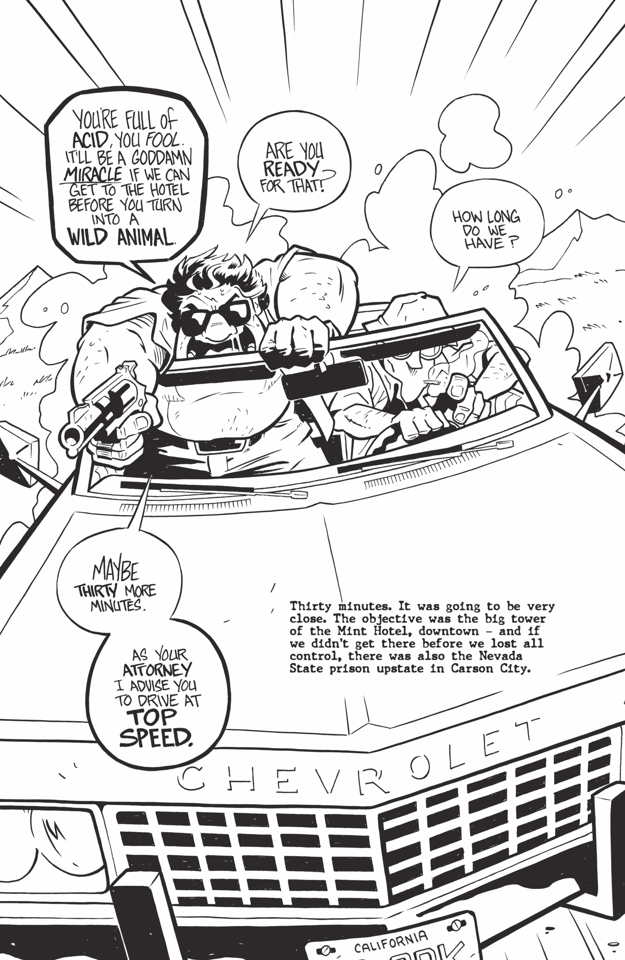 Read online Hunter S. Thompson's Fear and Loathing in Las Vegas comic -  Issue #1 - 30