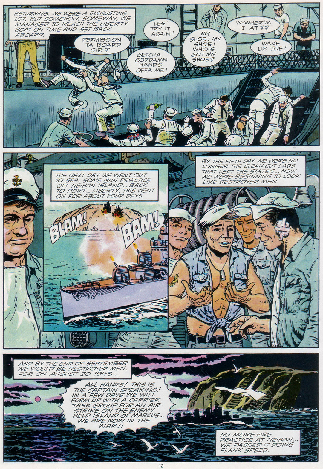 Read online Marvel Graphic Novel comic -  Issue #30 - A Sailor's Story - 18