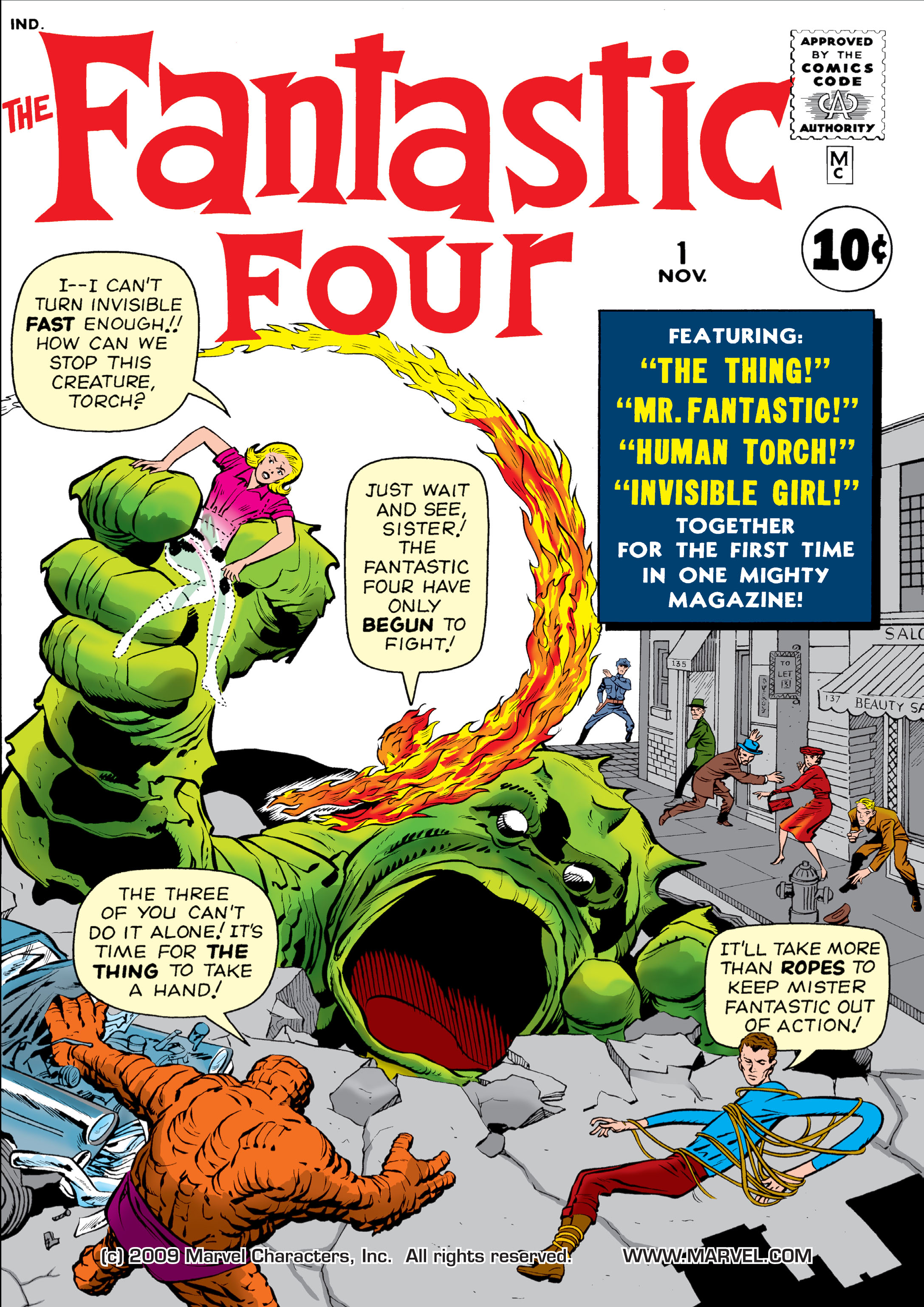Read online Fantastic Four (1961) comic -  Issue #1 - 1