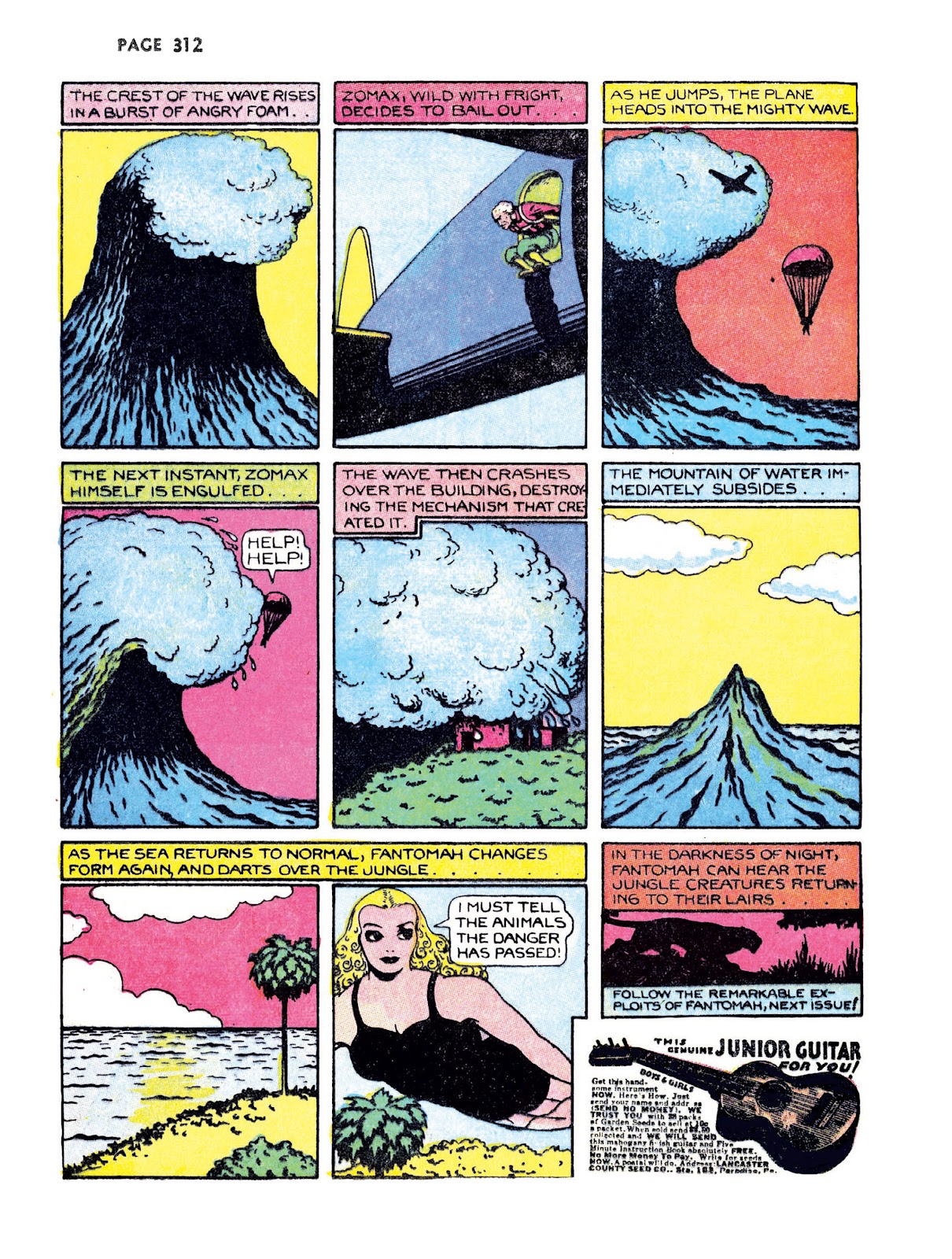 Turn Loose Our Death Rays and Kill Them All!: The Complete Works of Fletcher Hanks issue TPB (Part 4) - Page 45