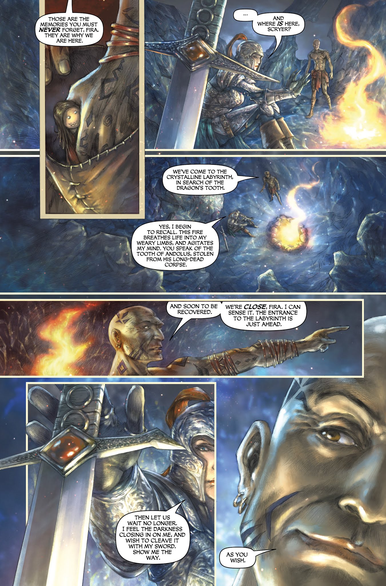 Read online Dark Souls: The Breath of Andolus comic -  Issue #1 - 7