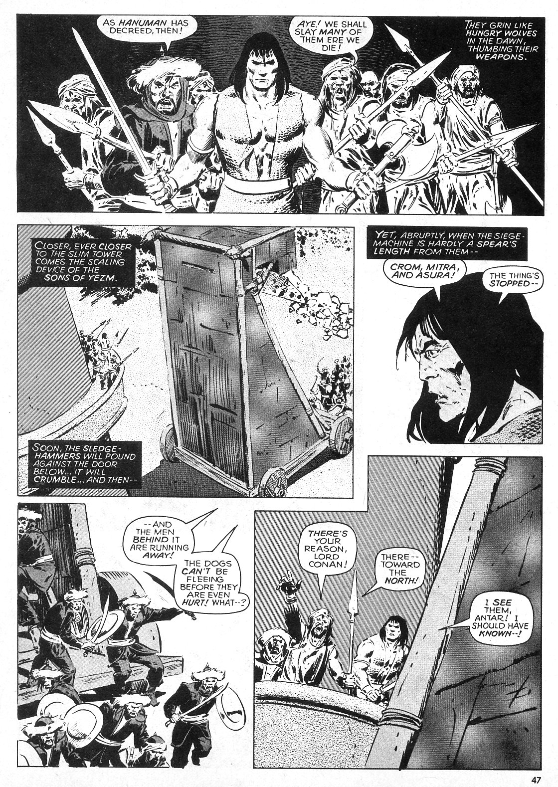 Read online The Savage Sword Of Conan comic -  Issue #32 - 47