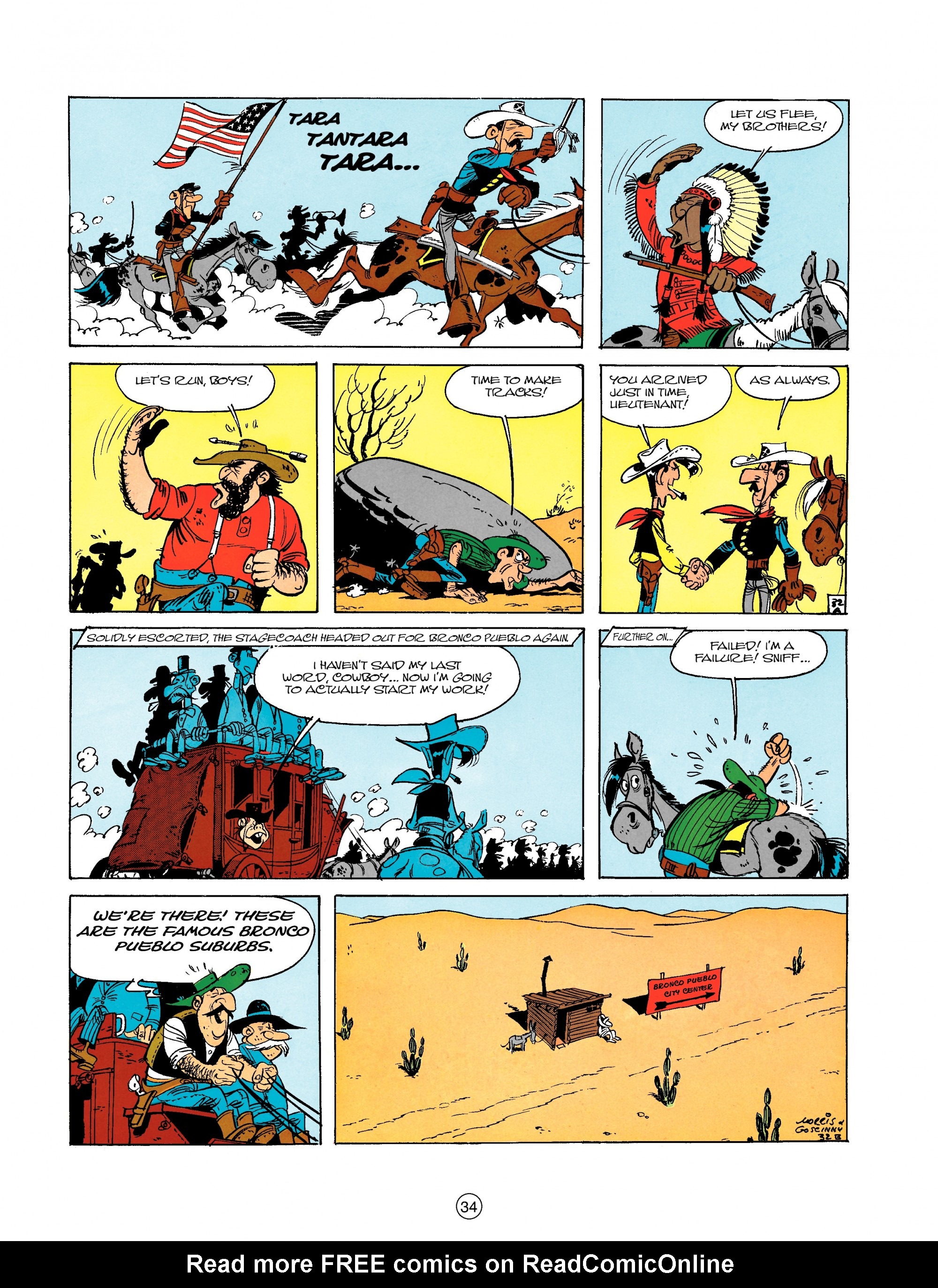 Read online A Lucky Luke Adventure comic -  Issue #18 - 34