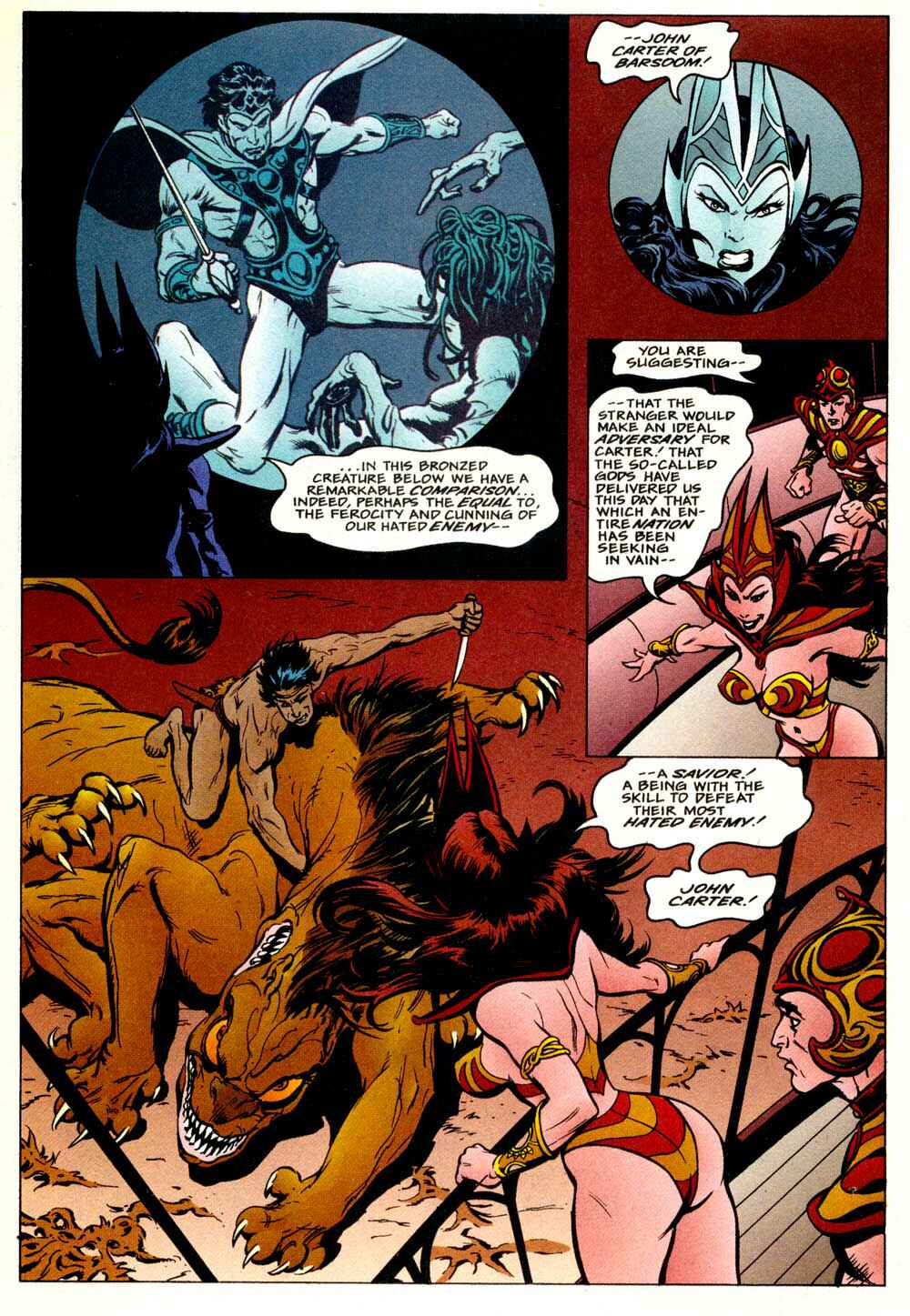 Tarzan/John Carter: Warlords of Mars issue 1 - Page 18