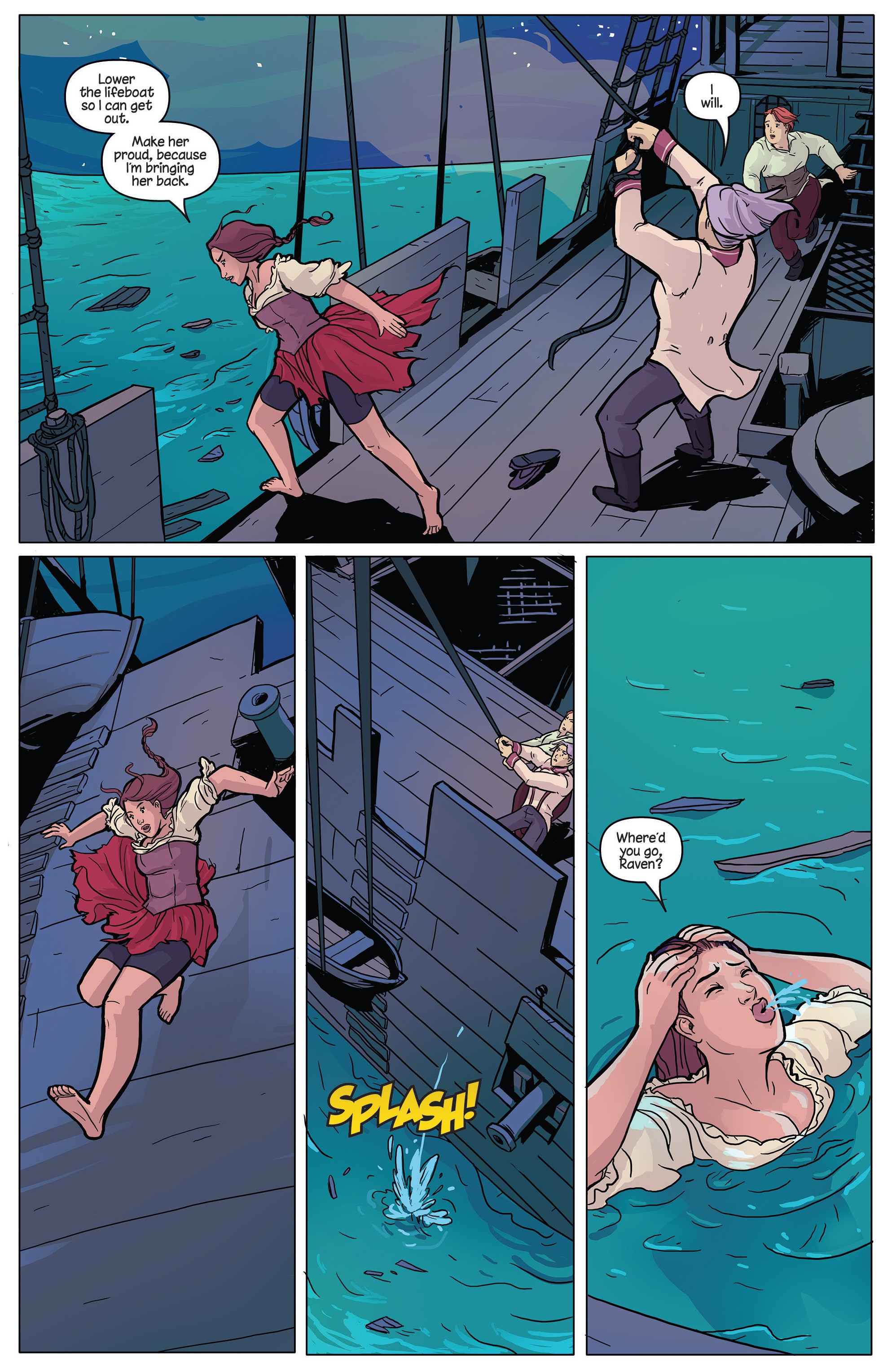 Read online Princeless Raven Year Two: Love and Revenge comic -  Issue # _TPB Two Ships In the Night - 30