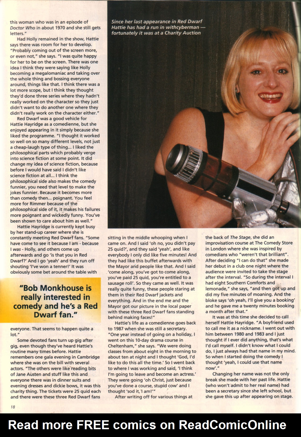 Read online Red Dwarf Smegazine (1993) comic -  Issue #9 - 18