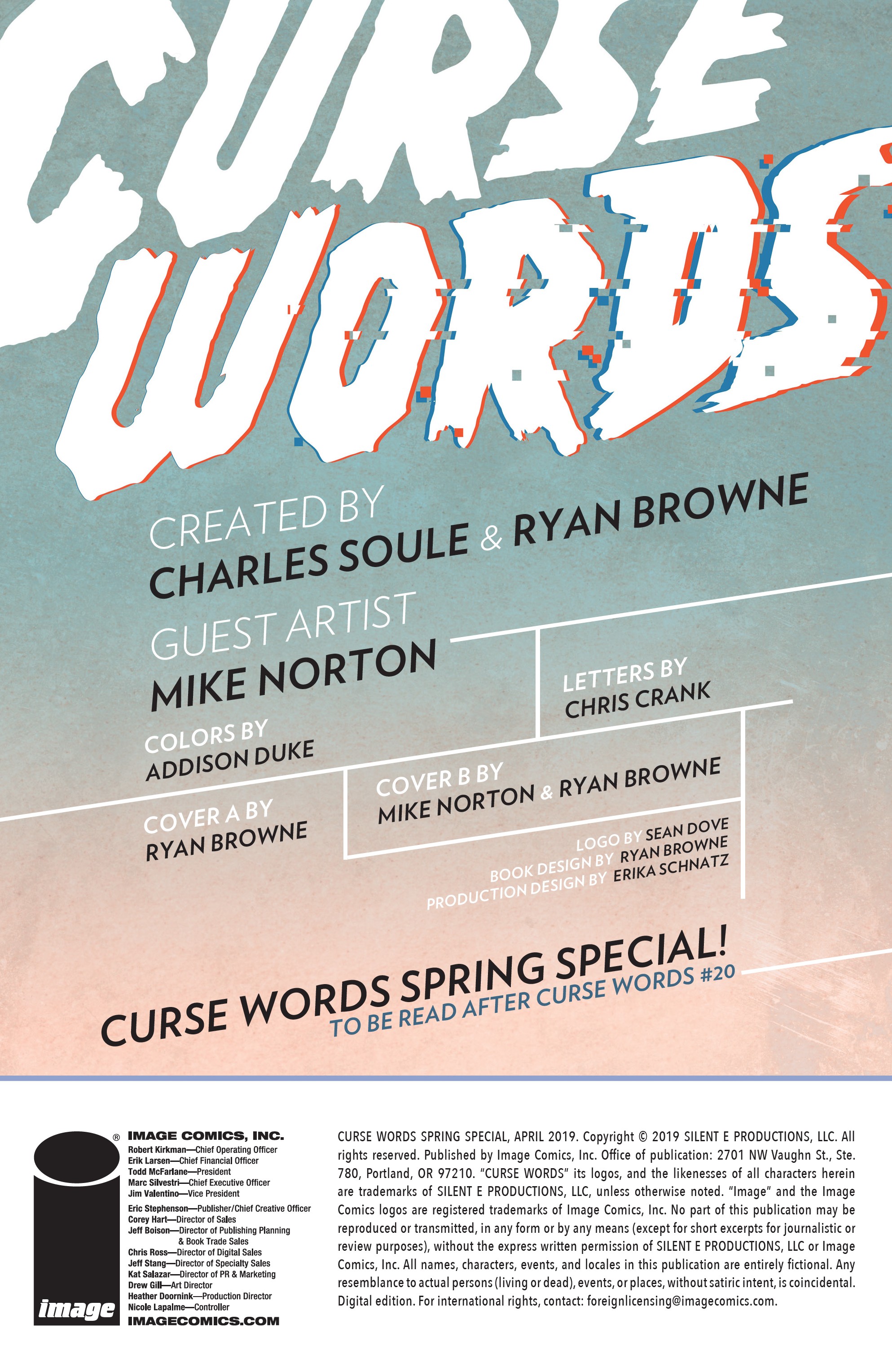 Read online Curse Words Spring Has Sprung Special comic -  Issue # Full - 2