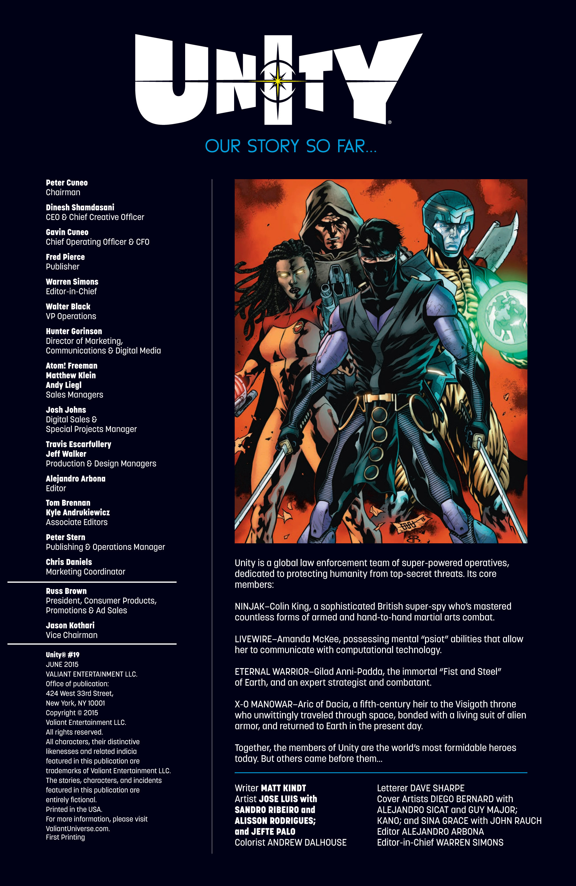 Read online Unity (2013) comic -  Issue #19 - 2