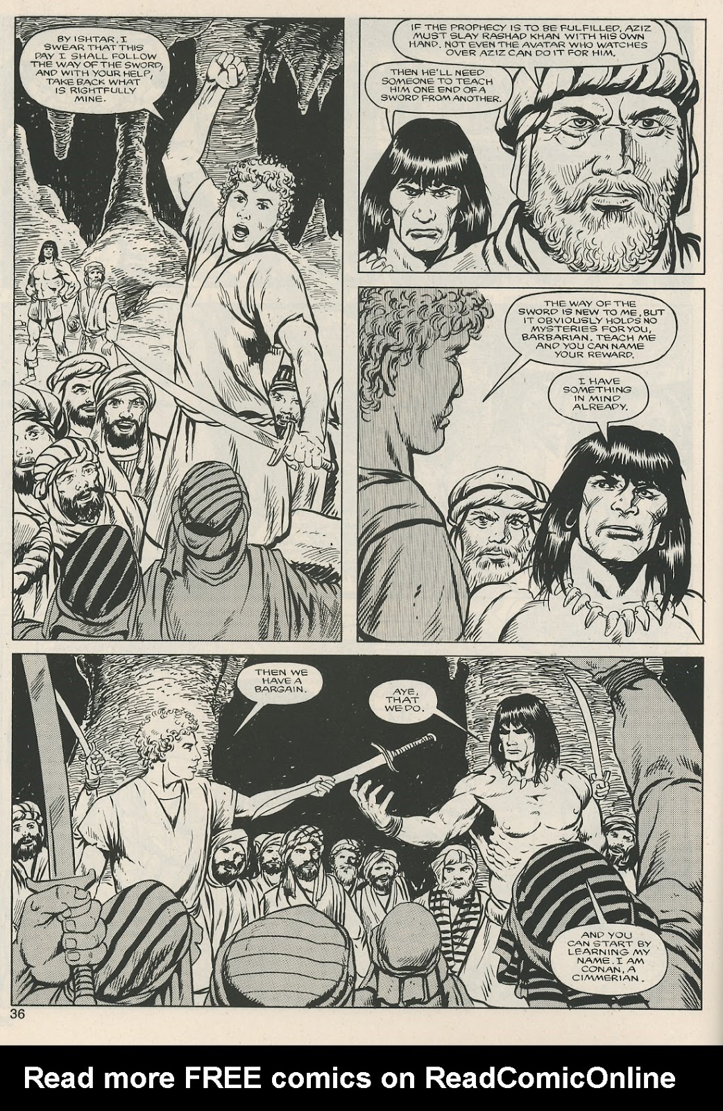 The Savage Sword Of Conan issue 124 - Page 36