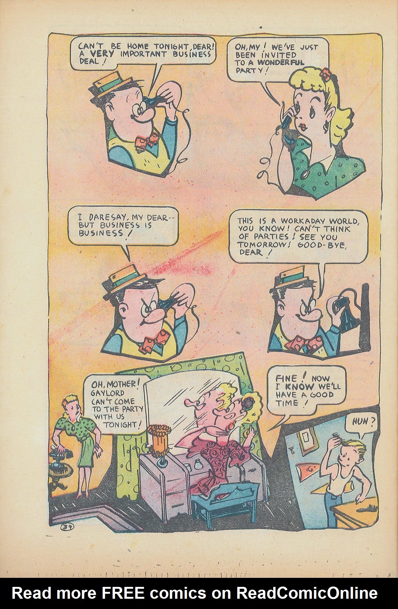 Read online Milt Gross Funnies comic -  Issue #1 - 36