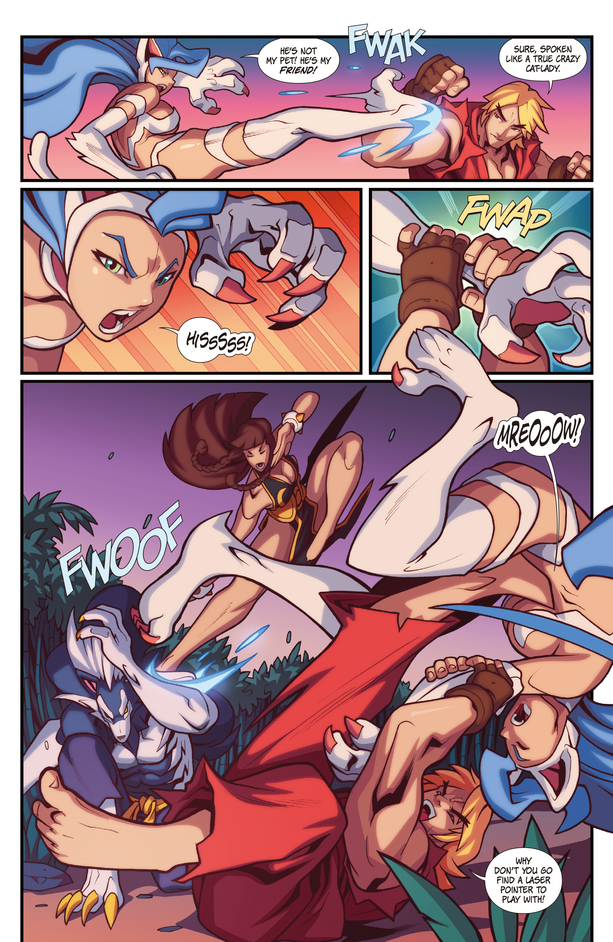 Read online Street Fighter VS Darkstalkers comic -  Issue #1 - 16