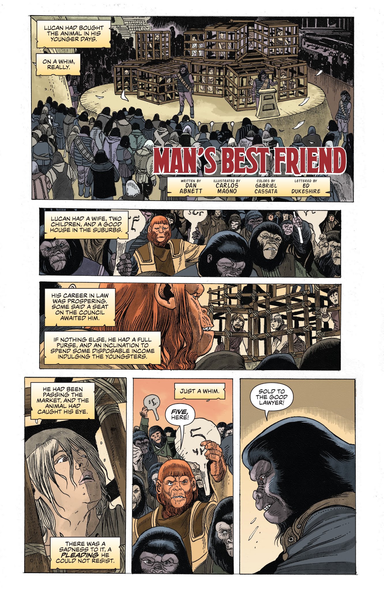Read online Planet of the Apes: The Time of Man comic -  Issue # Full - 12