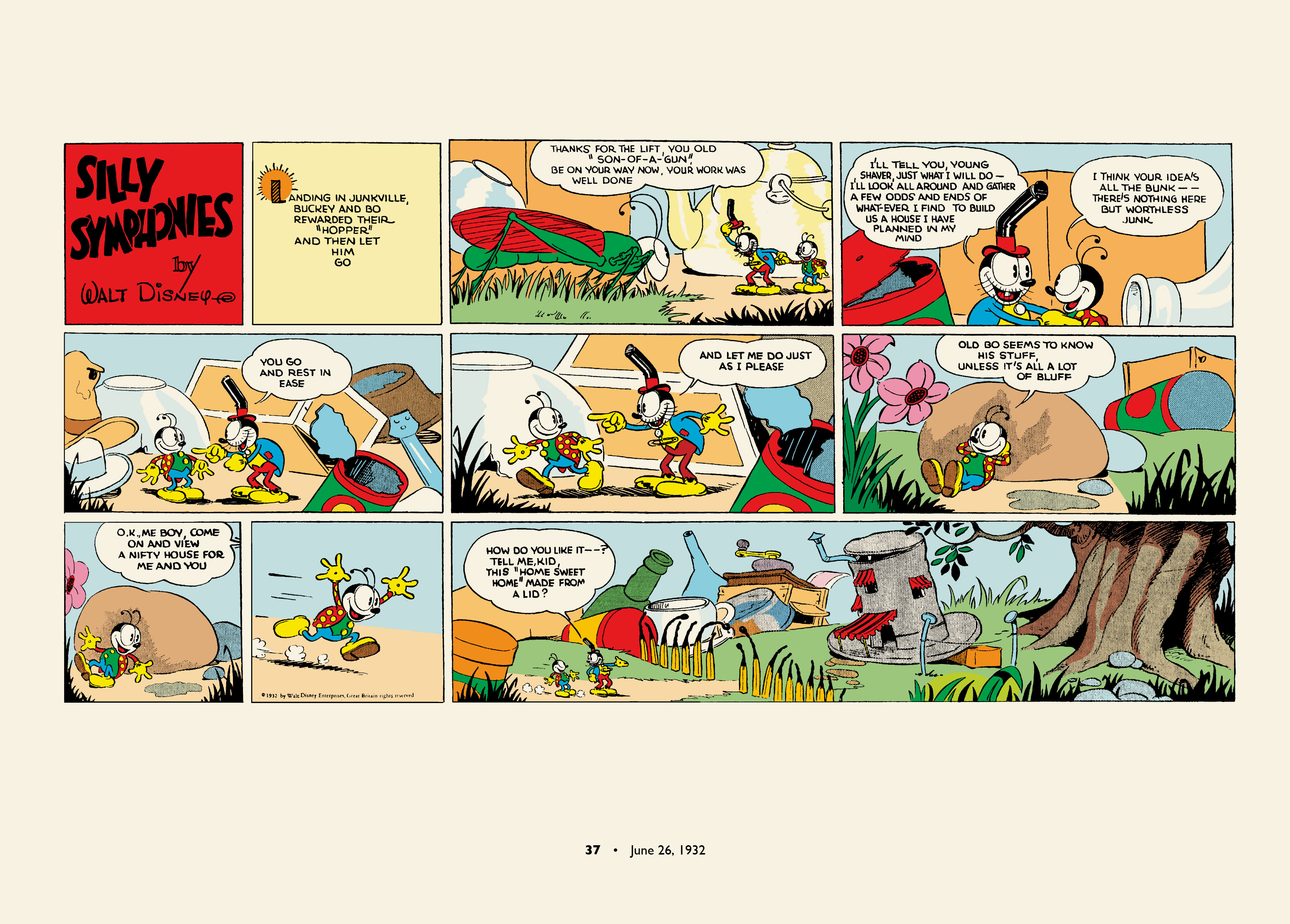 Read online Walt Disney's Silly Symphonies 1932-1935: Starring Bucky Bug and Donald Duck comic -  Issue # TPB (Part 1) - 37